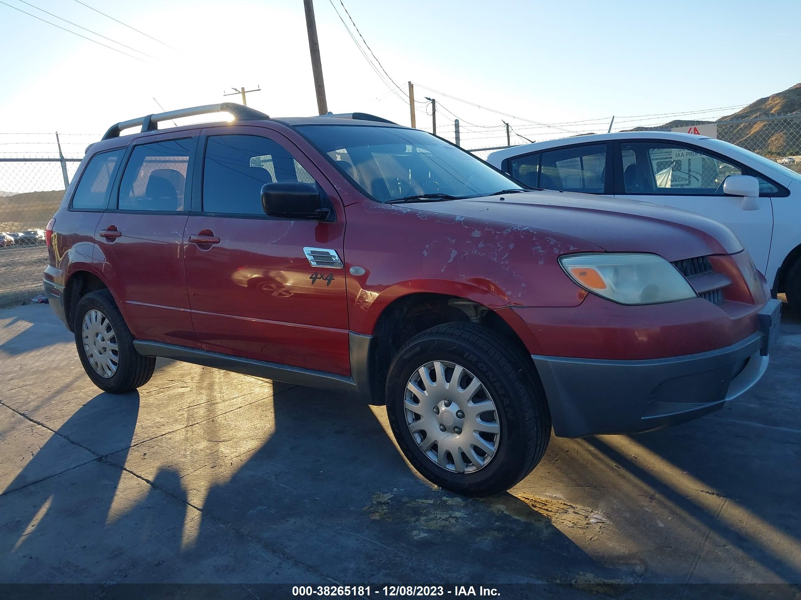 mitsubishi outlander 2005 ja4lx31f35u027894