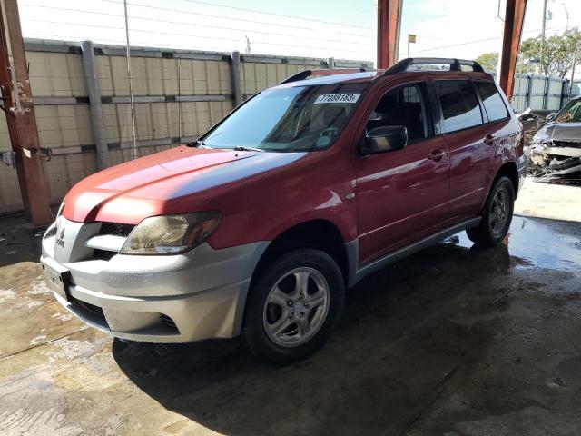 mitsubishi outlander 2004 ja4lx31f54u006415