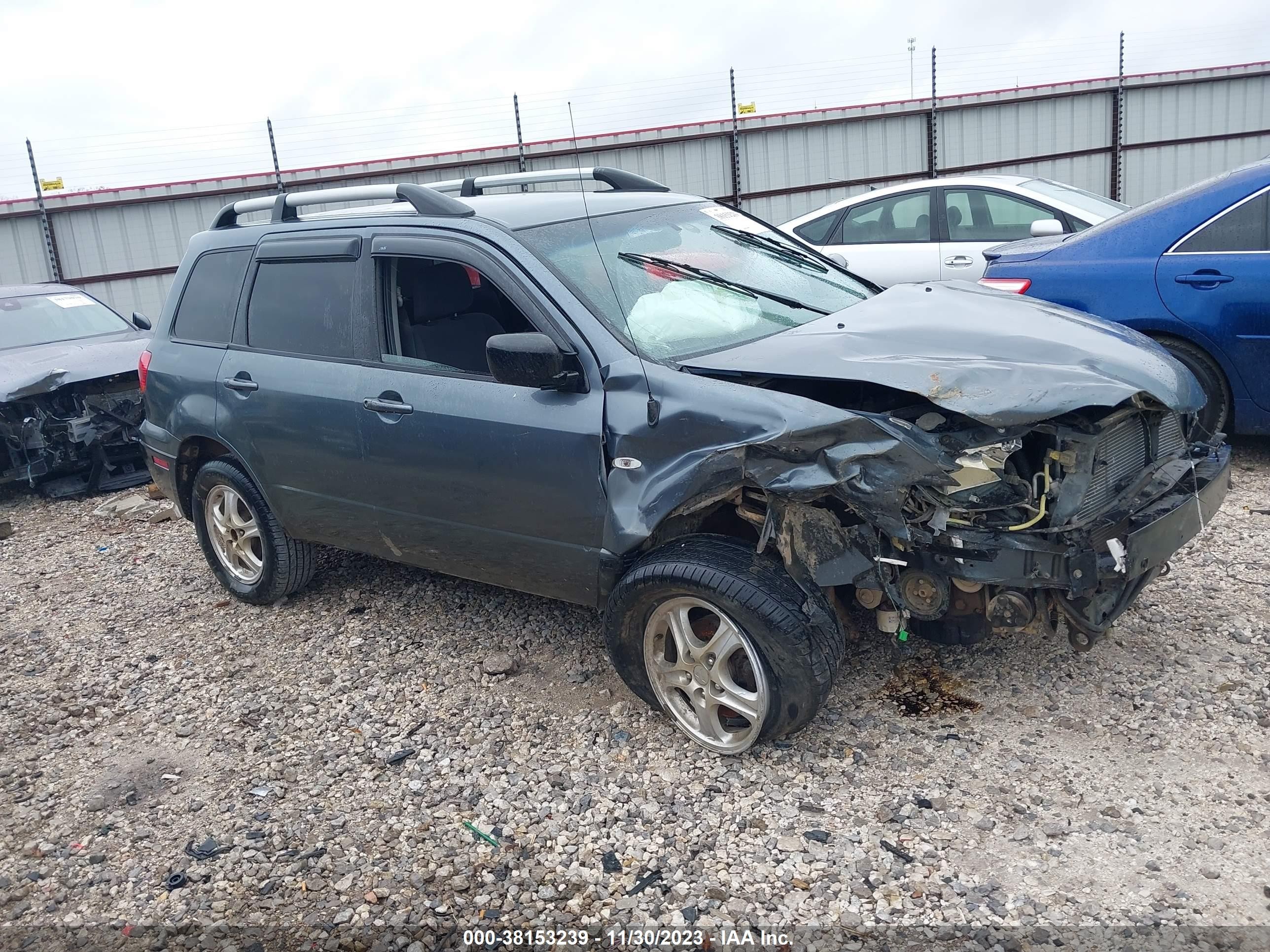 mitsubishi outlander 2003 ja4lx31g23u076977