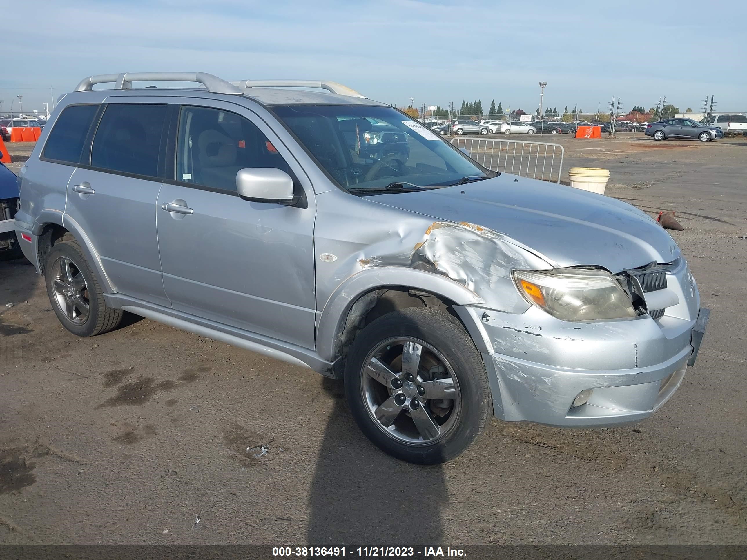 mitsubishi outlander 2006 ja4lx41fx6u001008