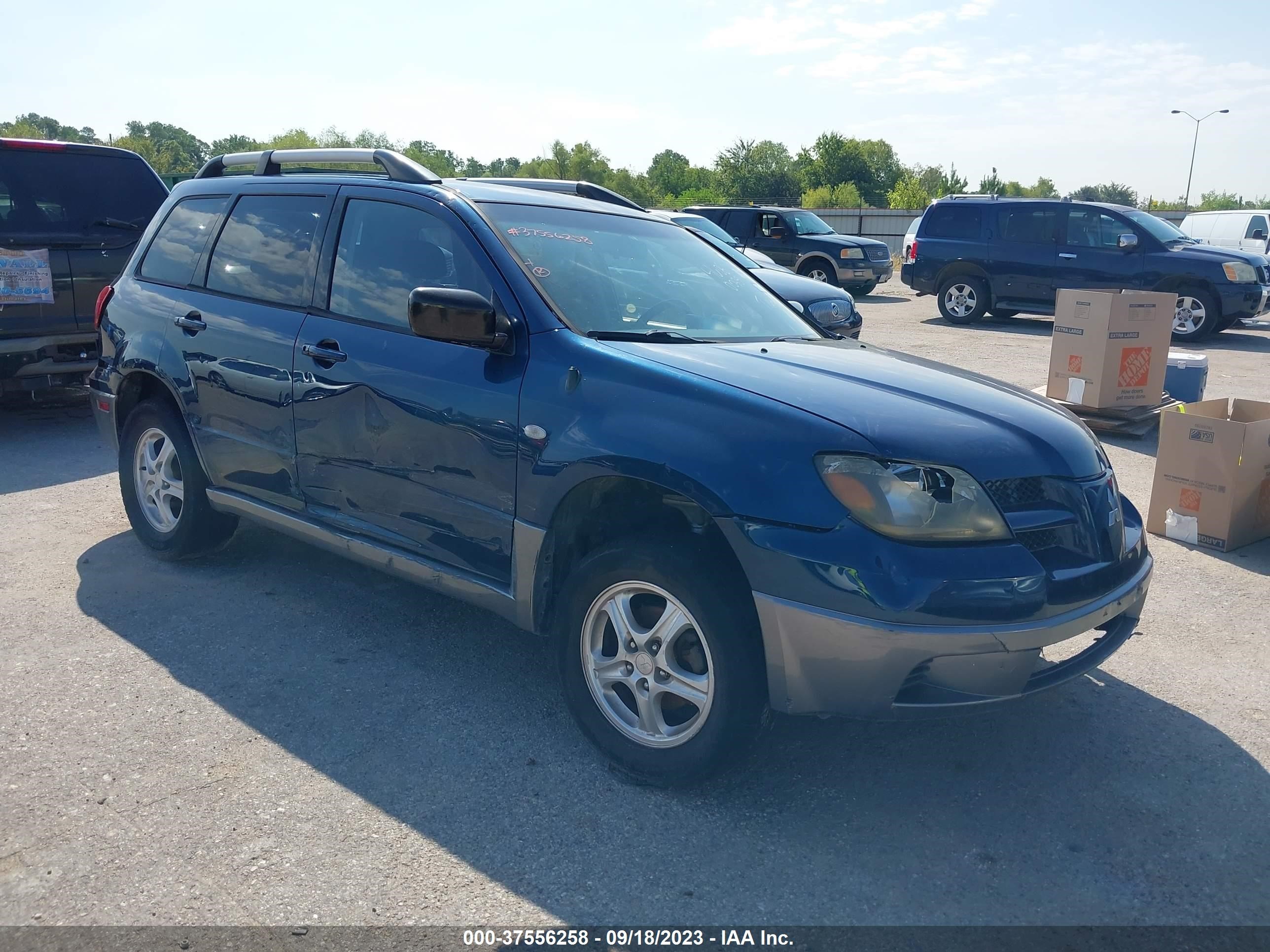 mitsubishi outlander 2004 ja4lz31f24u060099