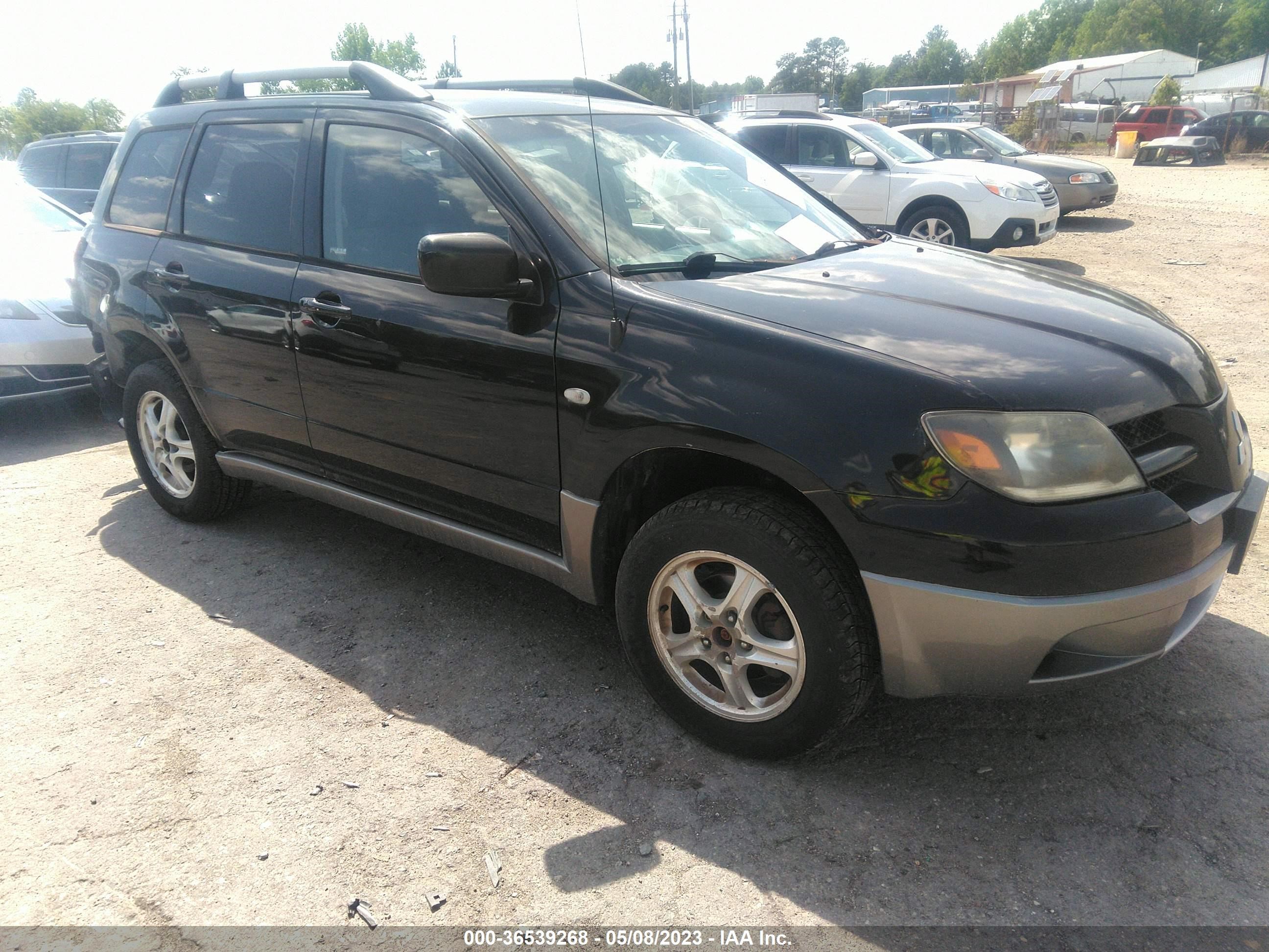 mitsubishi outlander 2004 ja4lz31f54u001757