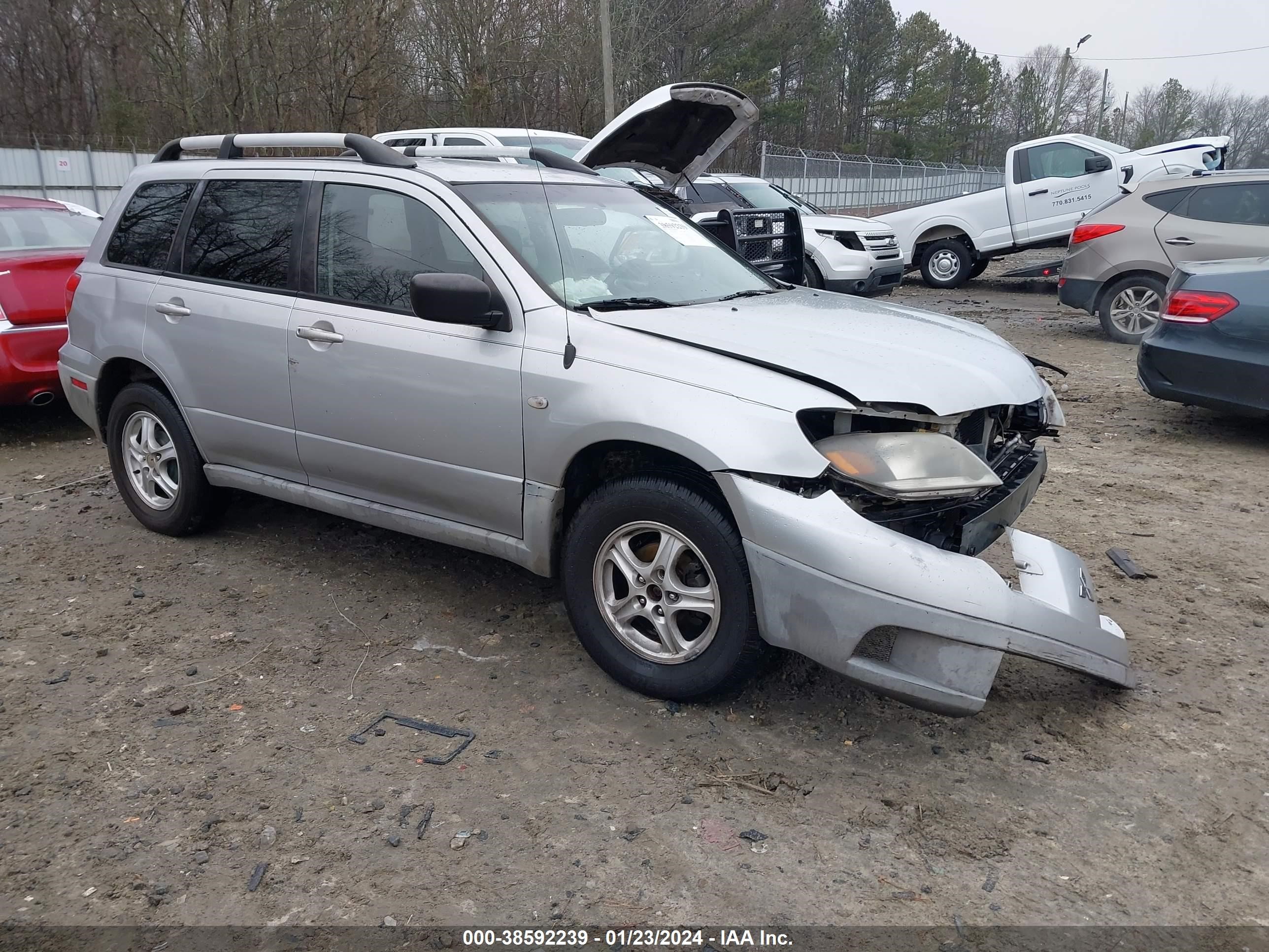 mitsubishi outlander 2003 ja4lz31g53u070861