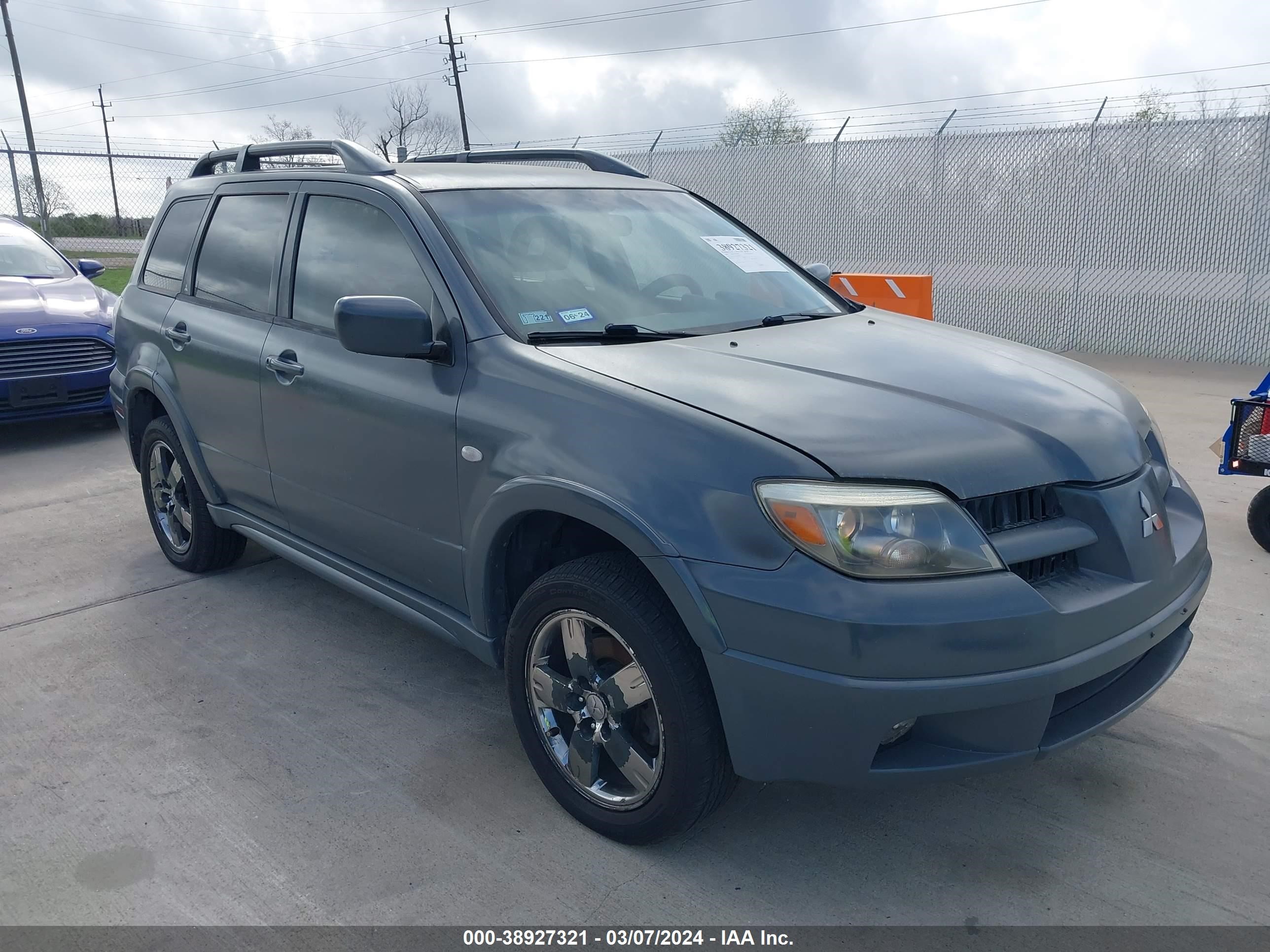 mitsubishi outlander 2006 ja4lz41f46u016856