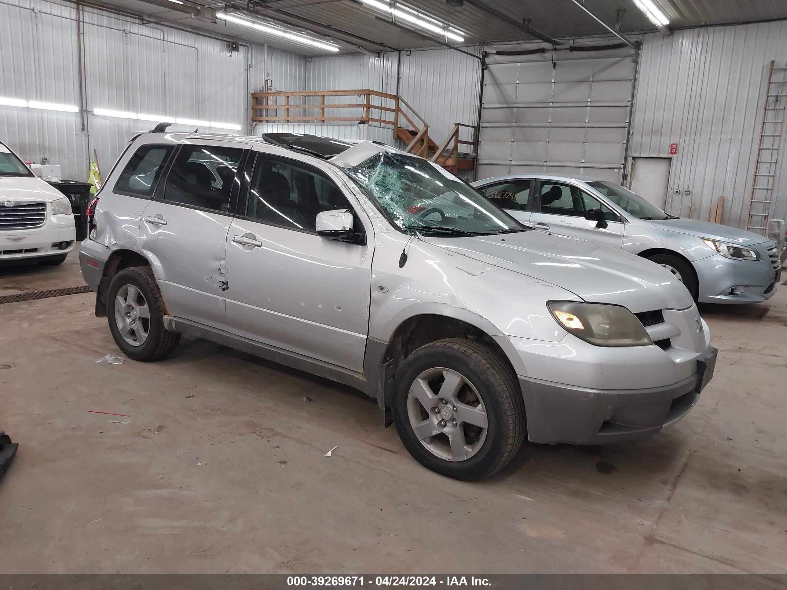 mitsubishi outlander 2003 ja4lz41g03u075116