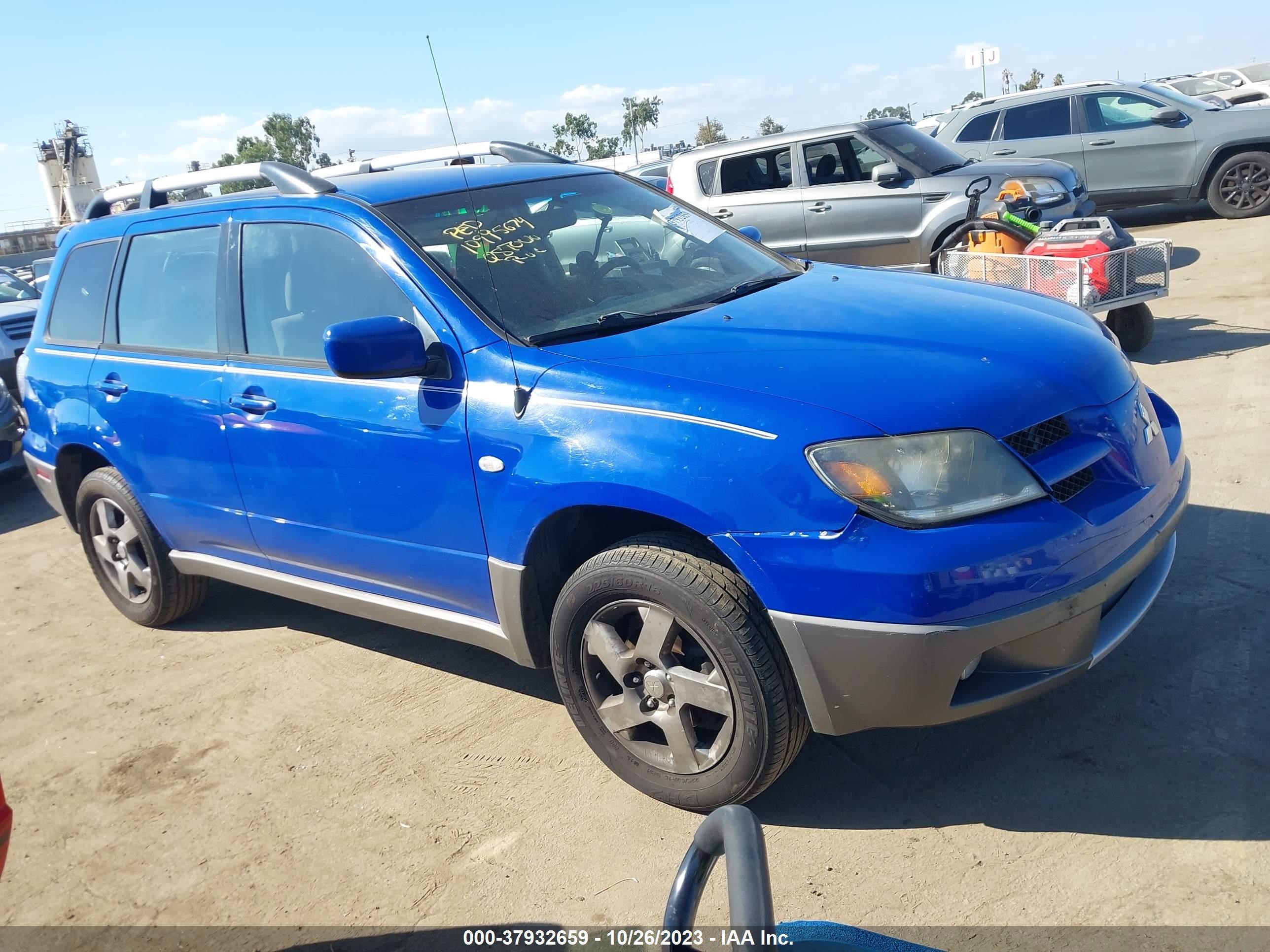 mitsubishi outlander 2003 ja4lz41g53u054178