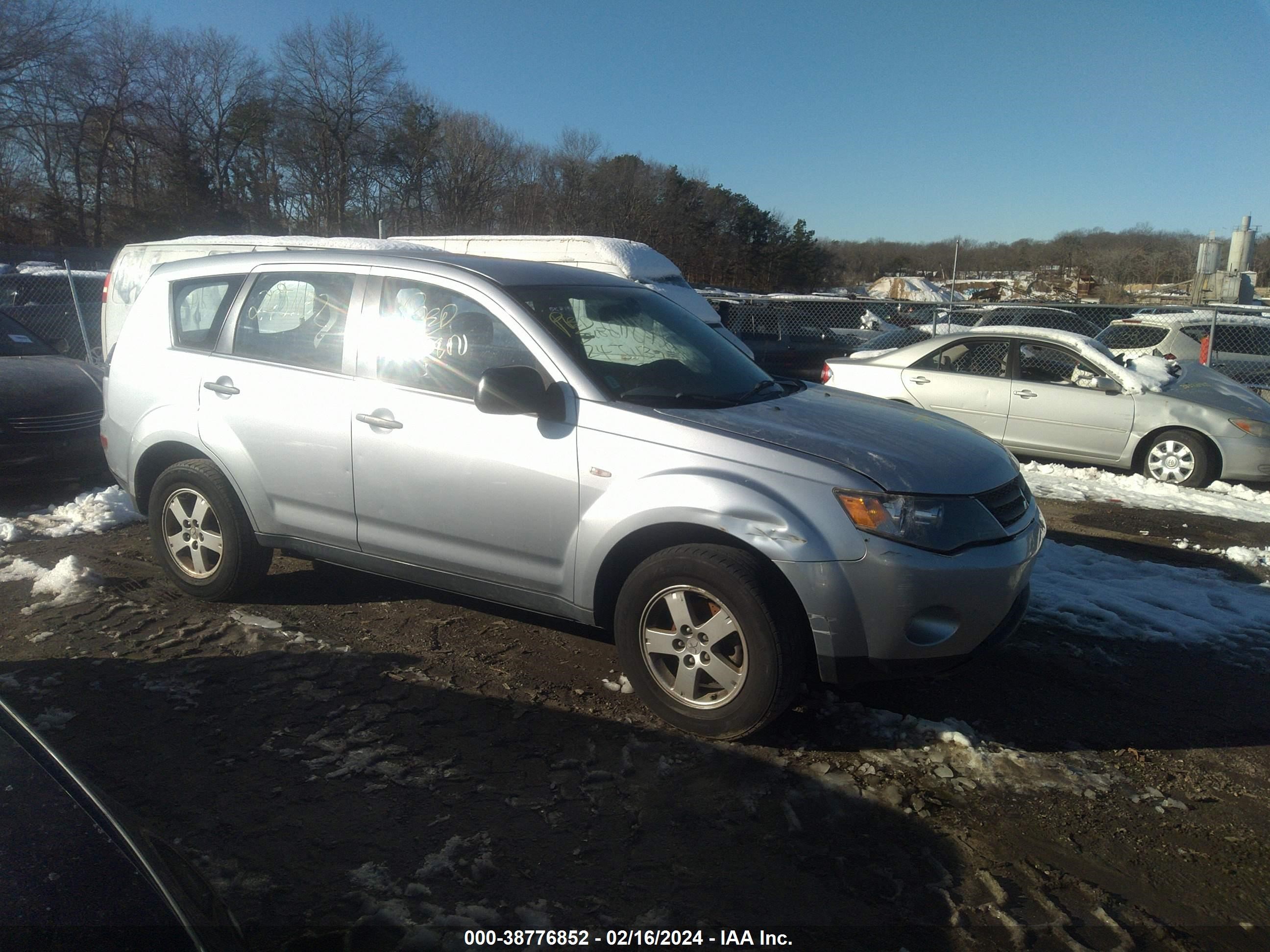 mitsubishi outlander 2007 ja4ms31x17z014000