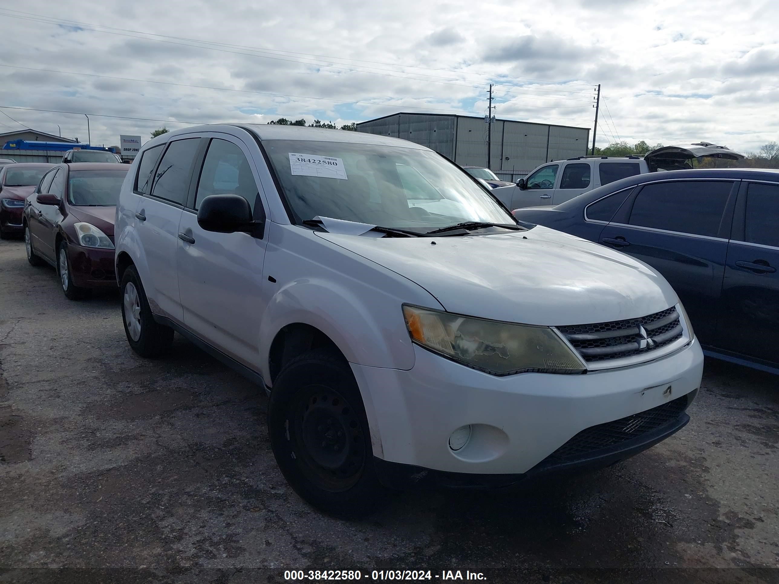 mitsubishi outlander 2007 ja4ms31x47z006456