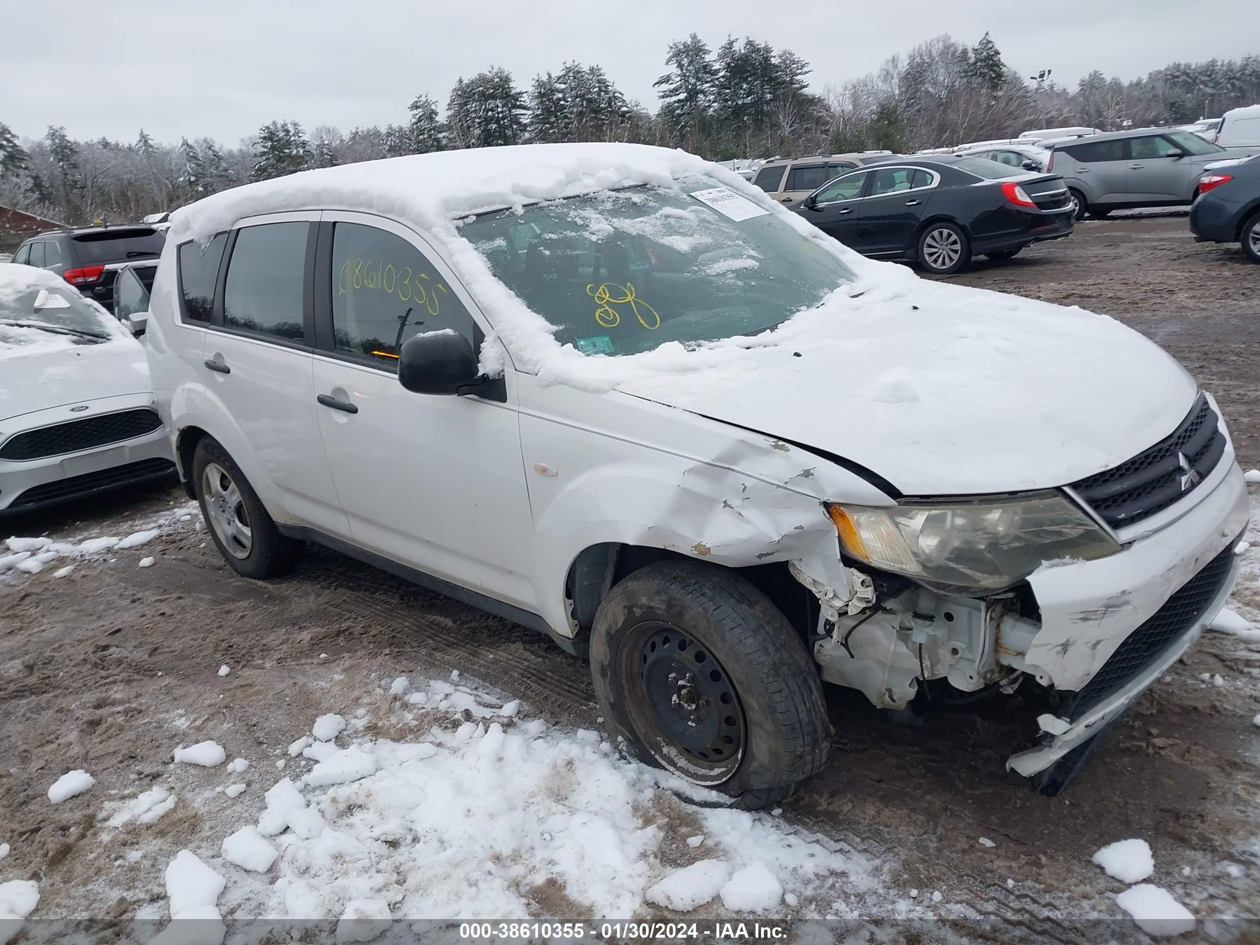 mitsubishi outlander 2007 ja4ms31x87z002863