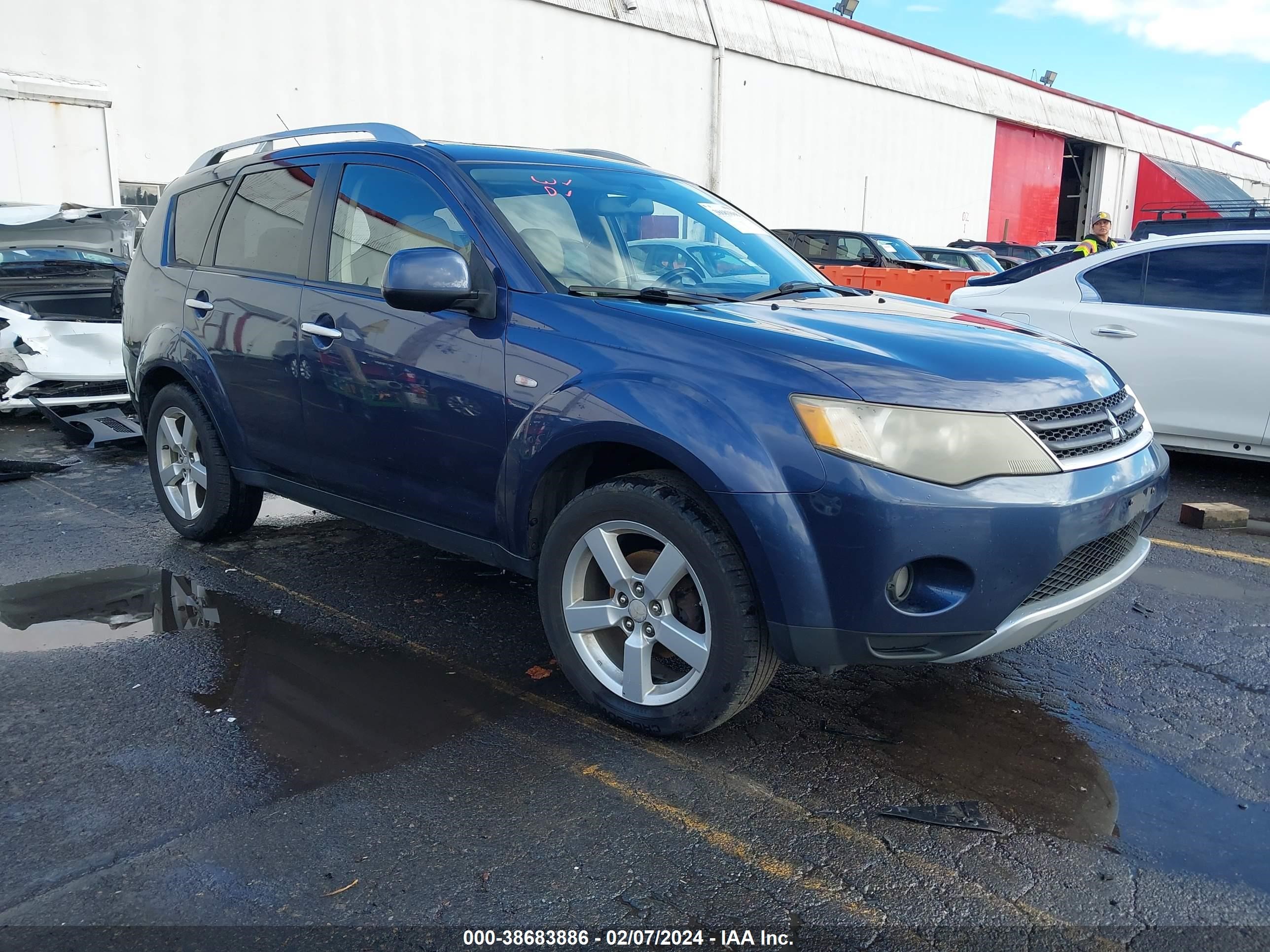 mitsubishi outlander 2007 ja4ms41xx7z010260