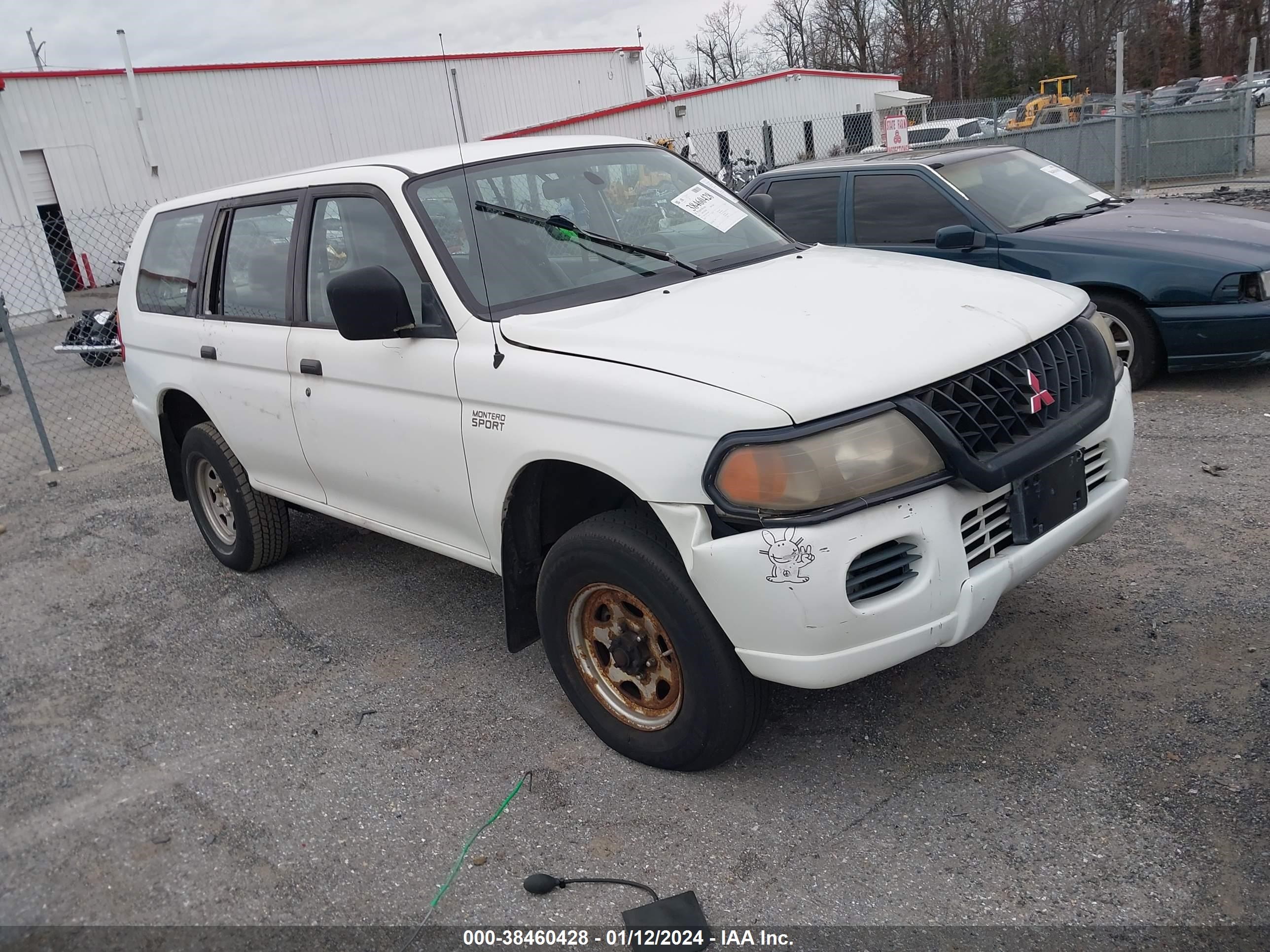 mitsubishi montero sport 2001 ja4mt21h31p013448