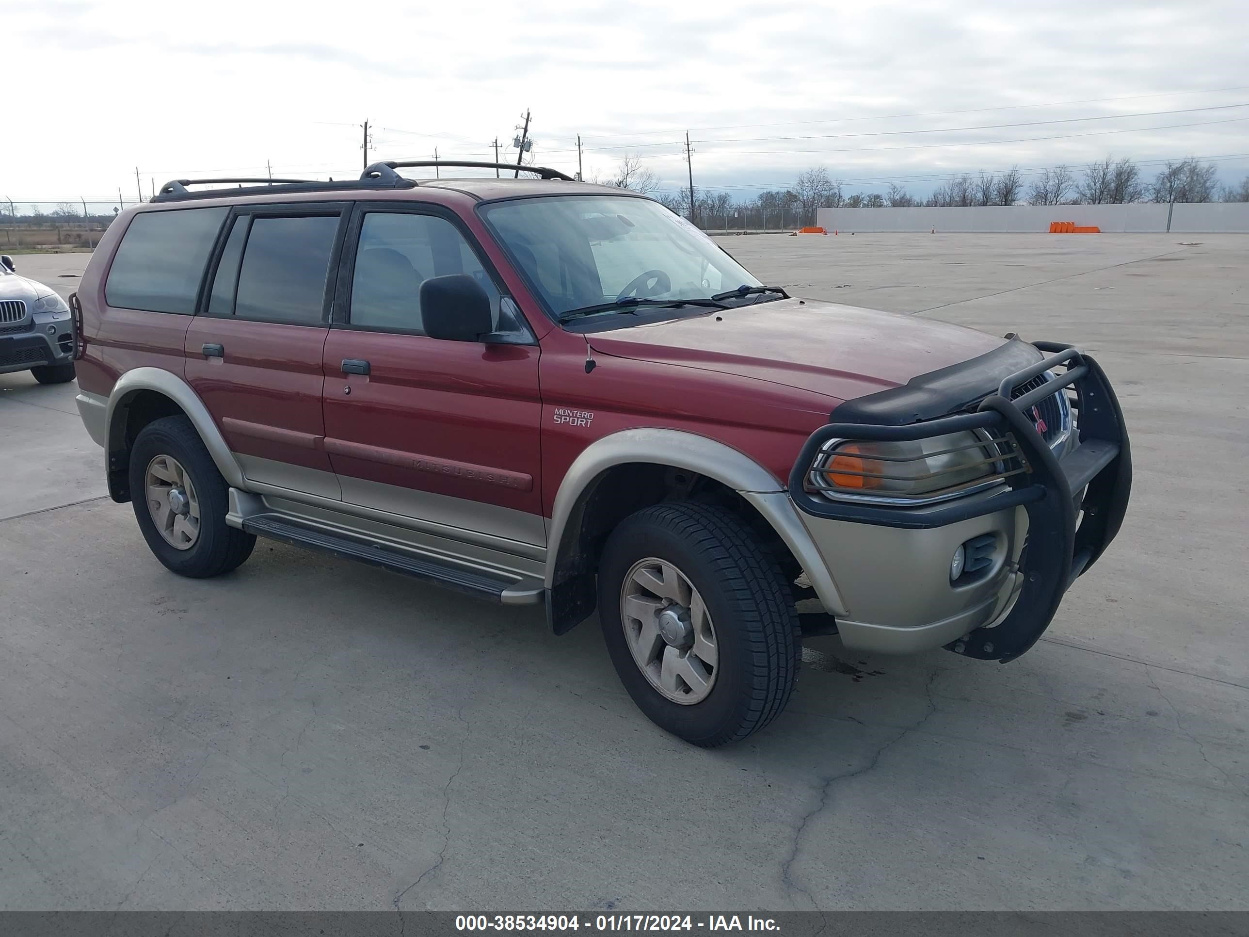 mitsubishi montero sport 2000 ja4mt31h0yp045225