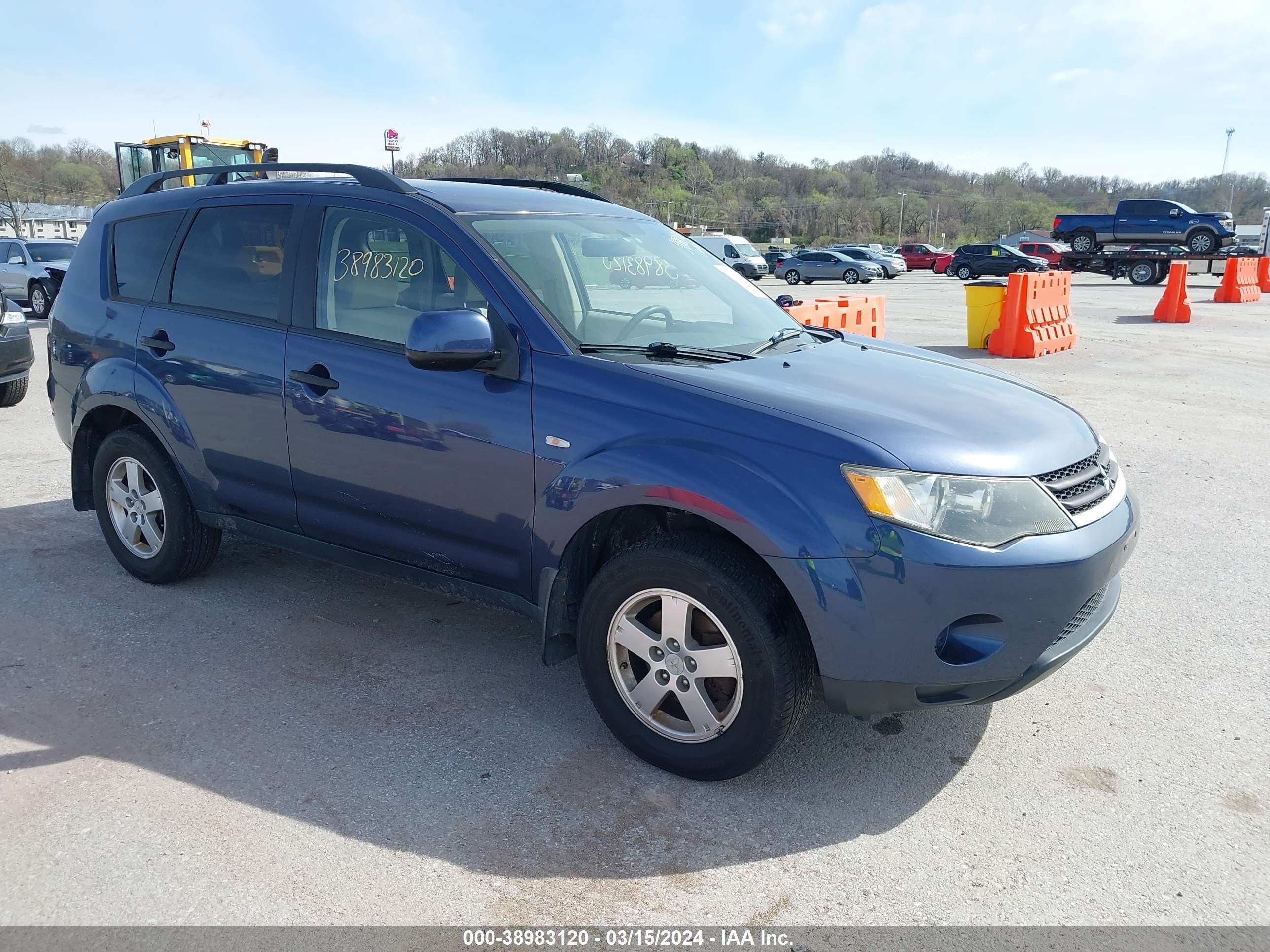 mitsubishi outlander 2007 ja4mt31x27z007960