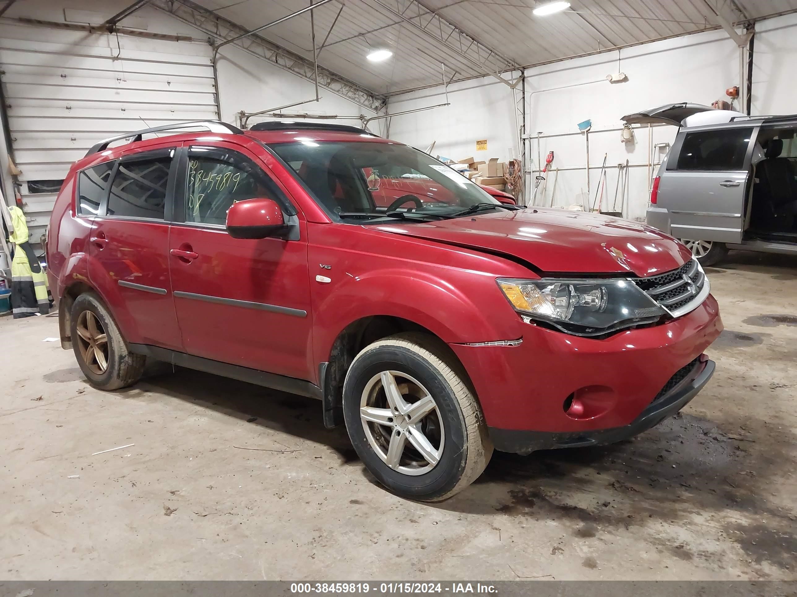 mitsubishi outlander 2008 ja4mt31x98z014261