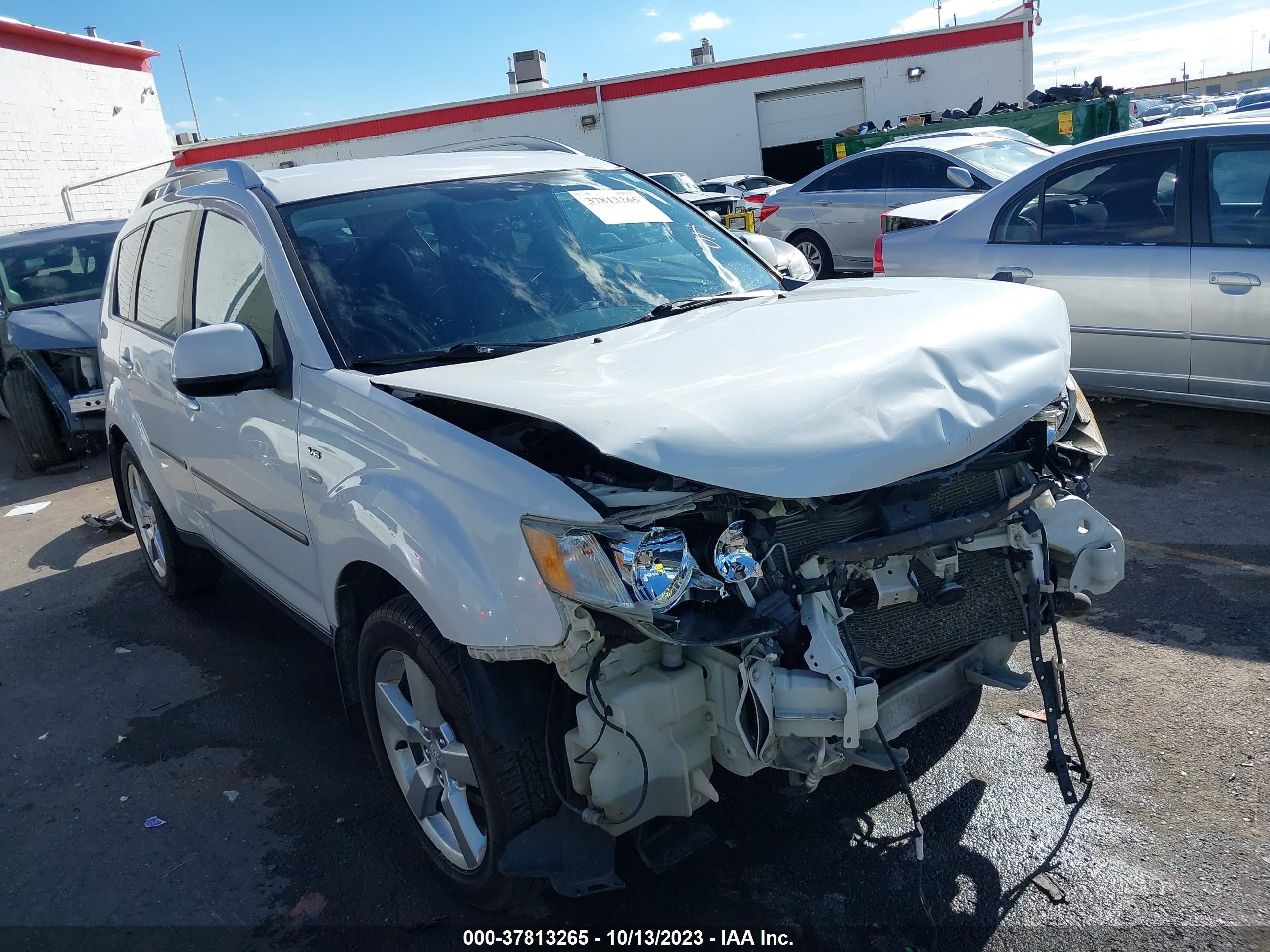 mitsubishi outlander 2008 ja4mt41x38z013998