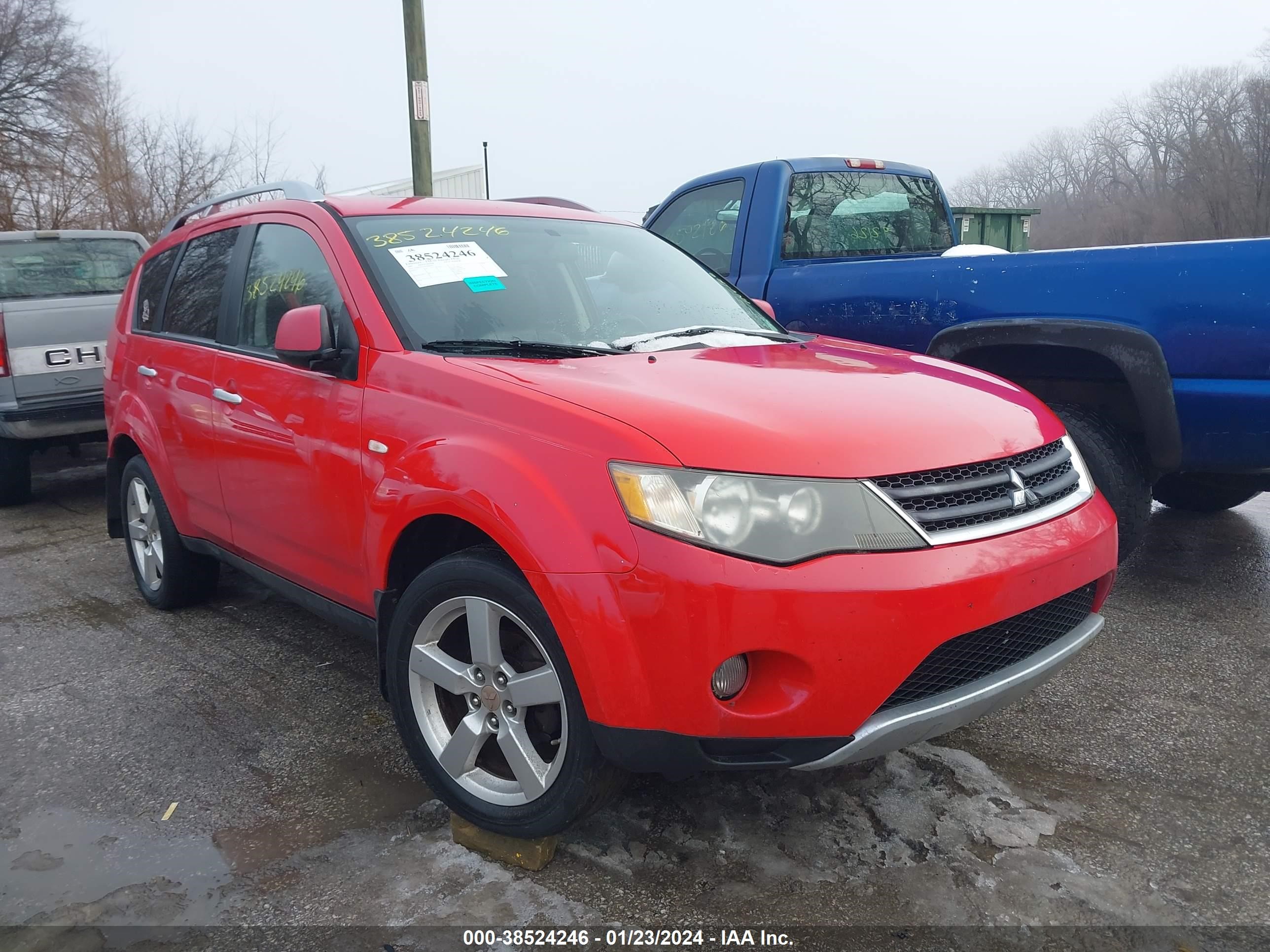 mitsubishi outlander 2007 ja4mt41x97z008061