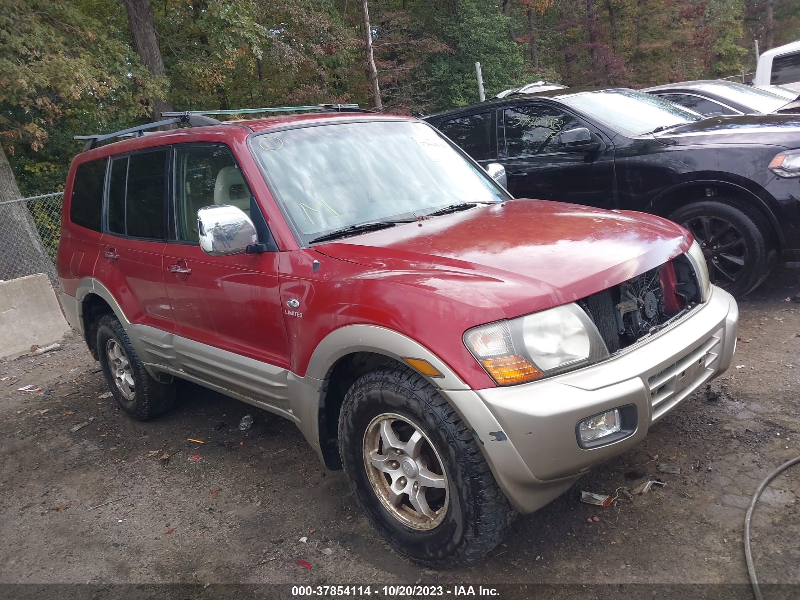 mitsubishi montero 2001 ja4mw51r31j037849