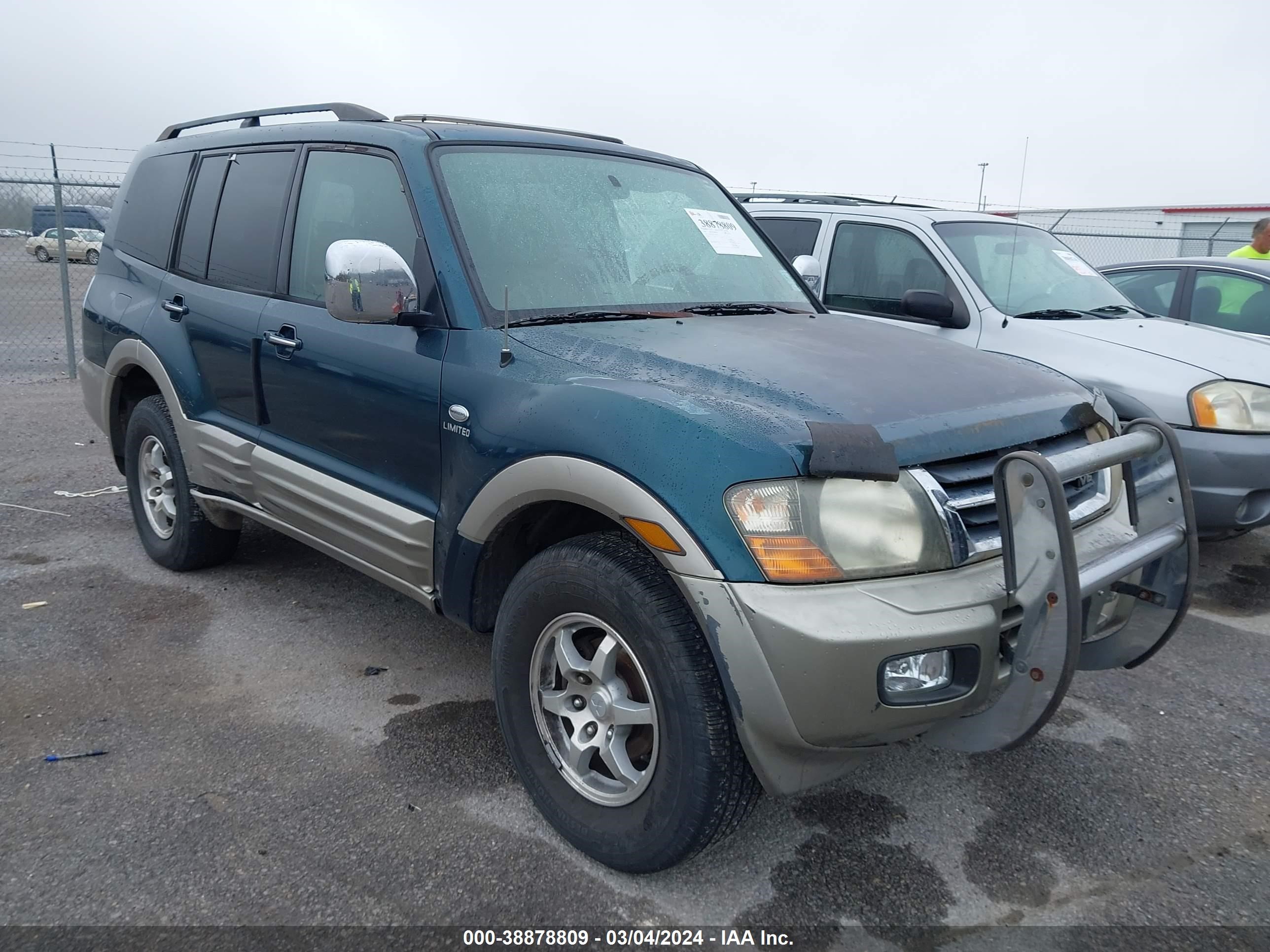 mitsubishi montero 2001 ja4mw51r71j007625