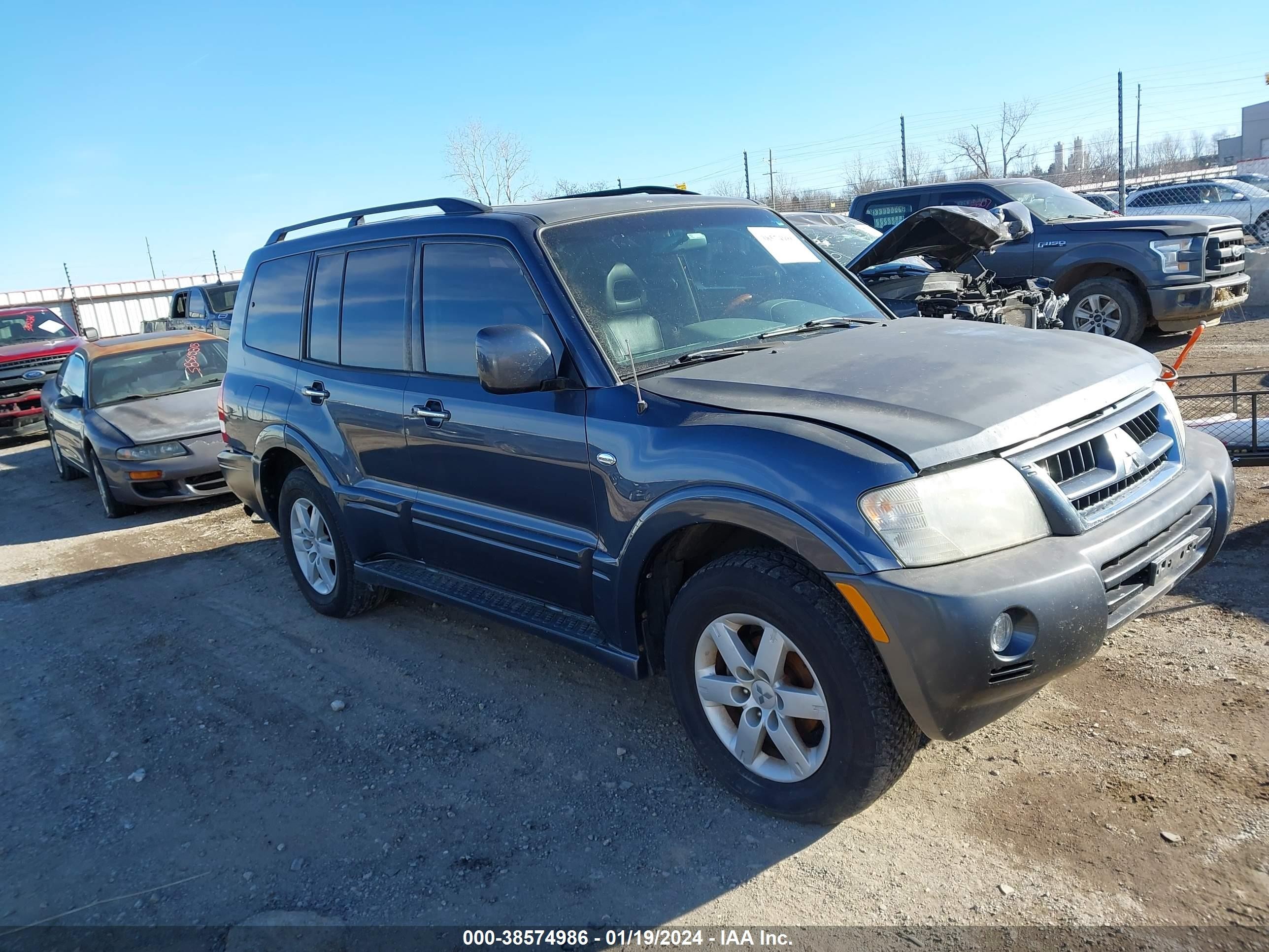 mitsubishi montero 2005 ja4mw51s05j004896