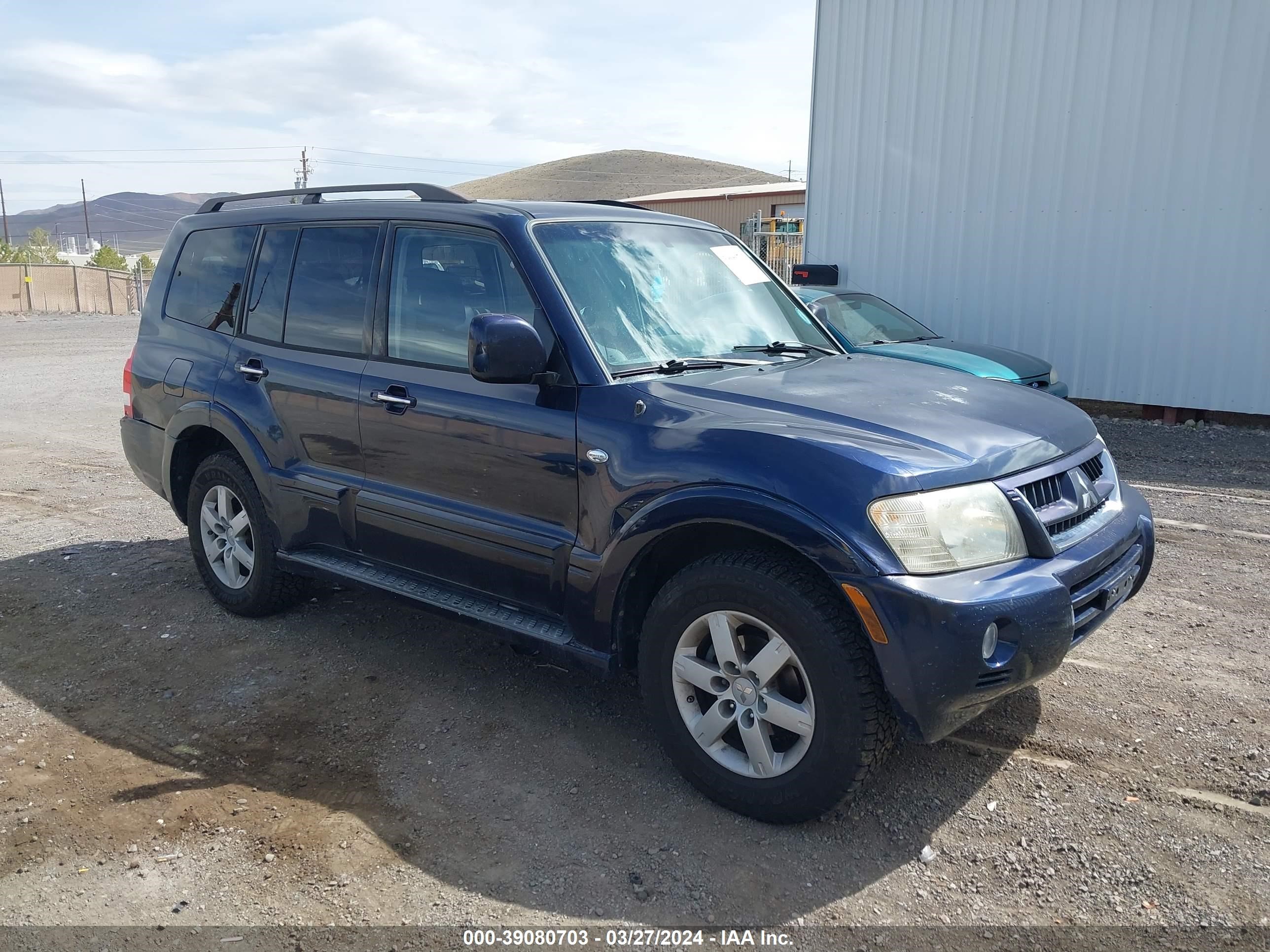 mitsubishi montero 2005 ja4mw51s95j001155