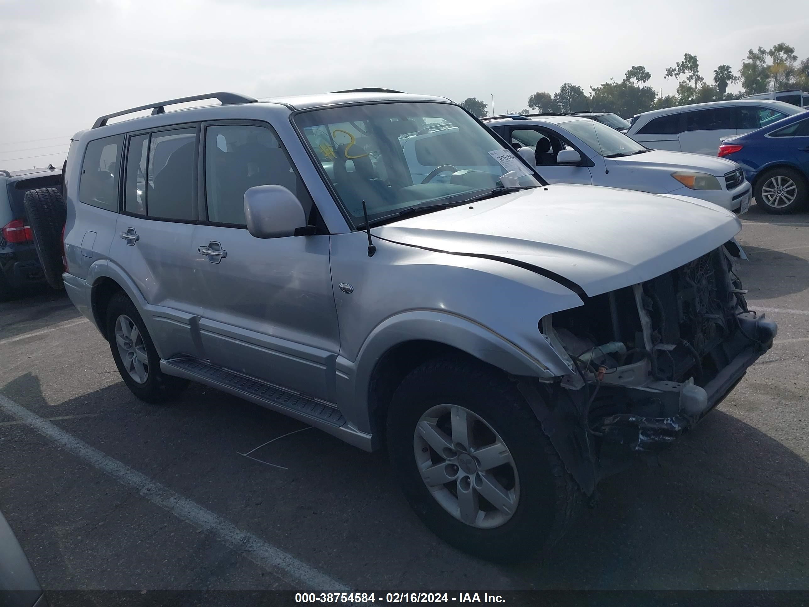 mitsubishi montero 2005 ja4mw51s95j003102