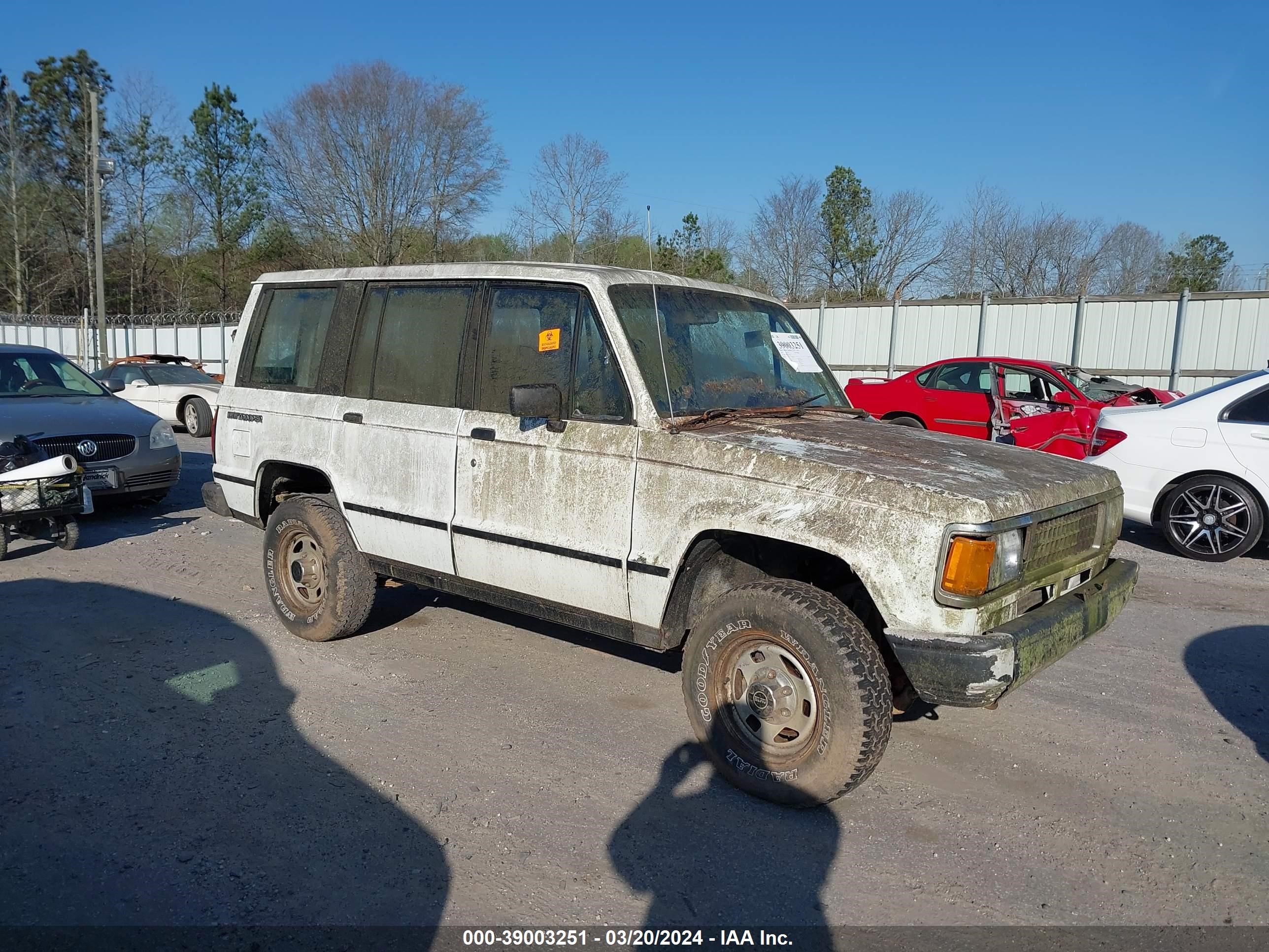 isuzu trooper 1990 jacch58e7l7907325