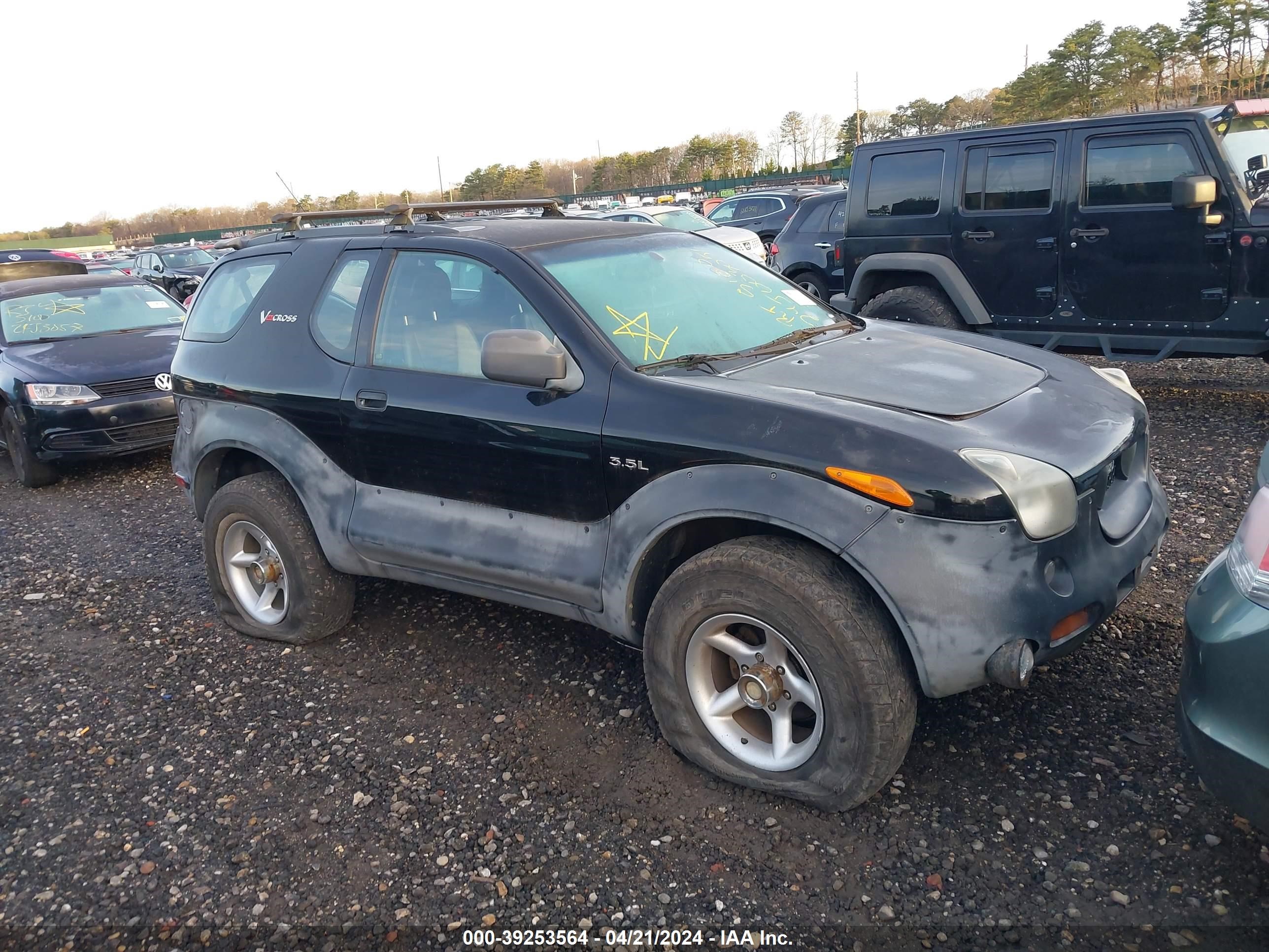 isuzu vehicross 2001 jaccn57x917d00595