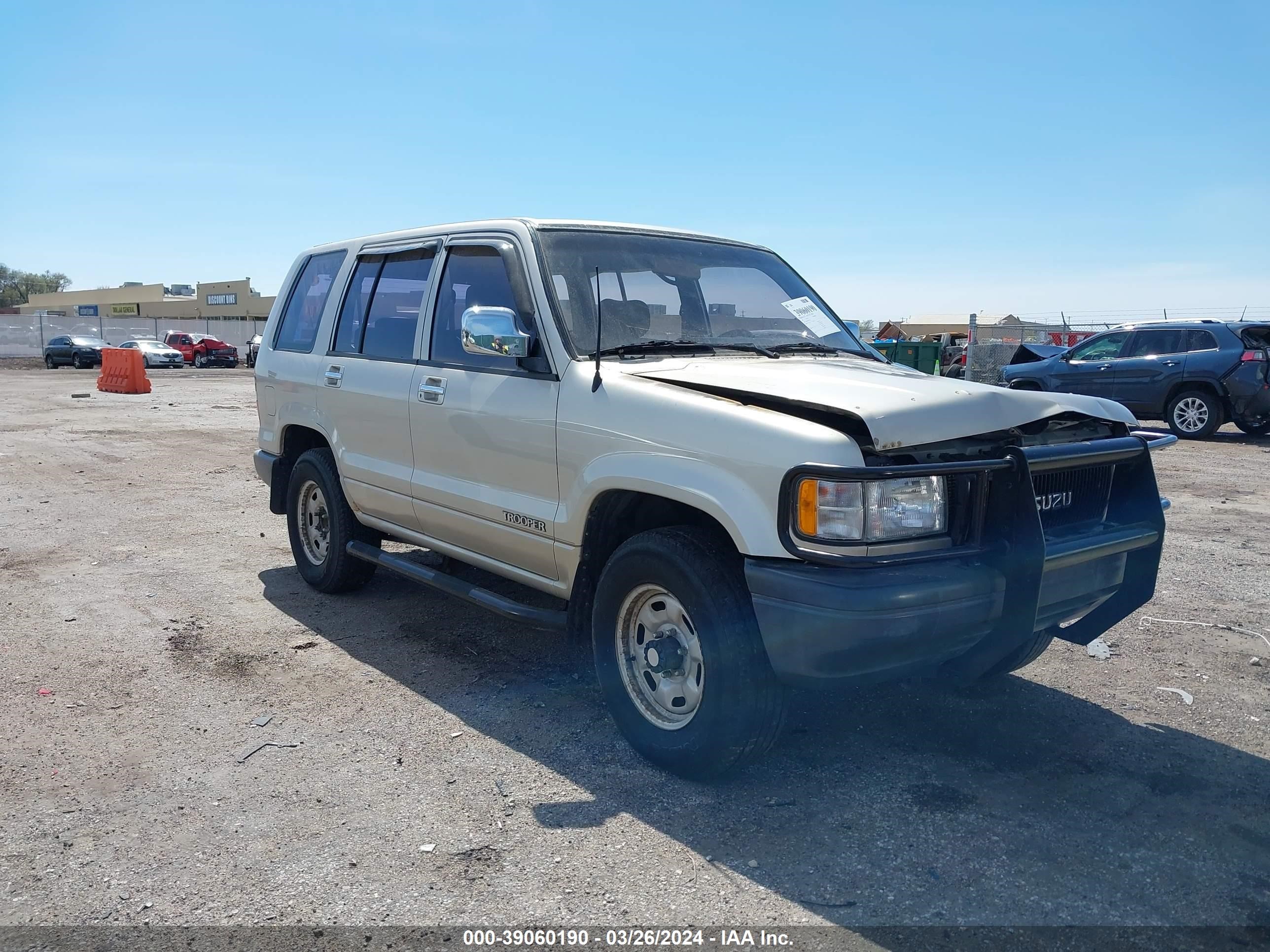 isuzu trooper 1993 jacdh58v9p7916215