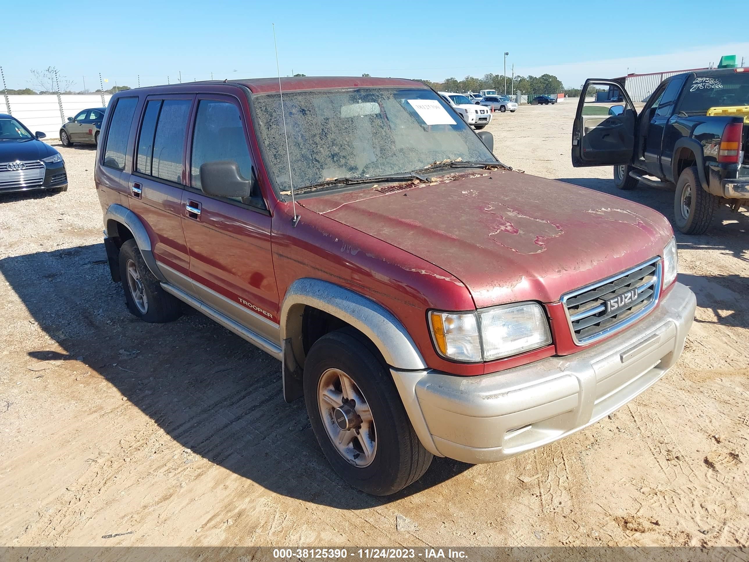 isuzu trooper 1999 jacdj58x1x7911046