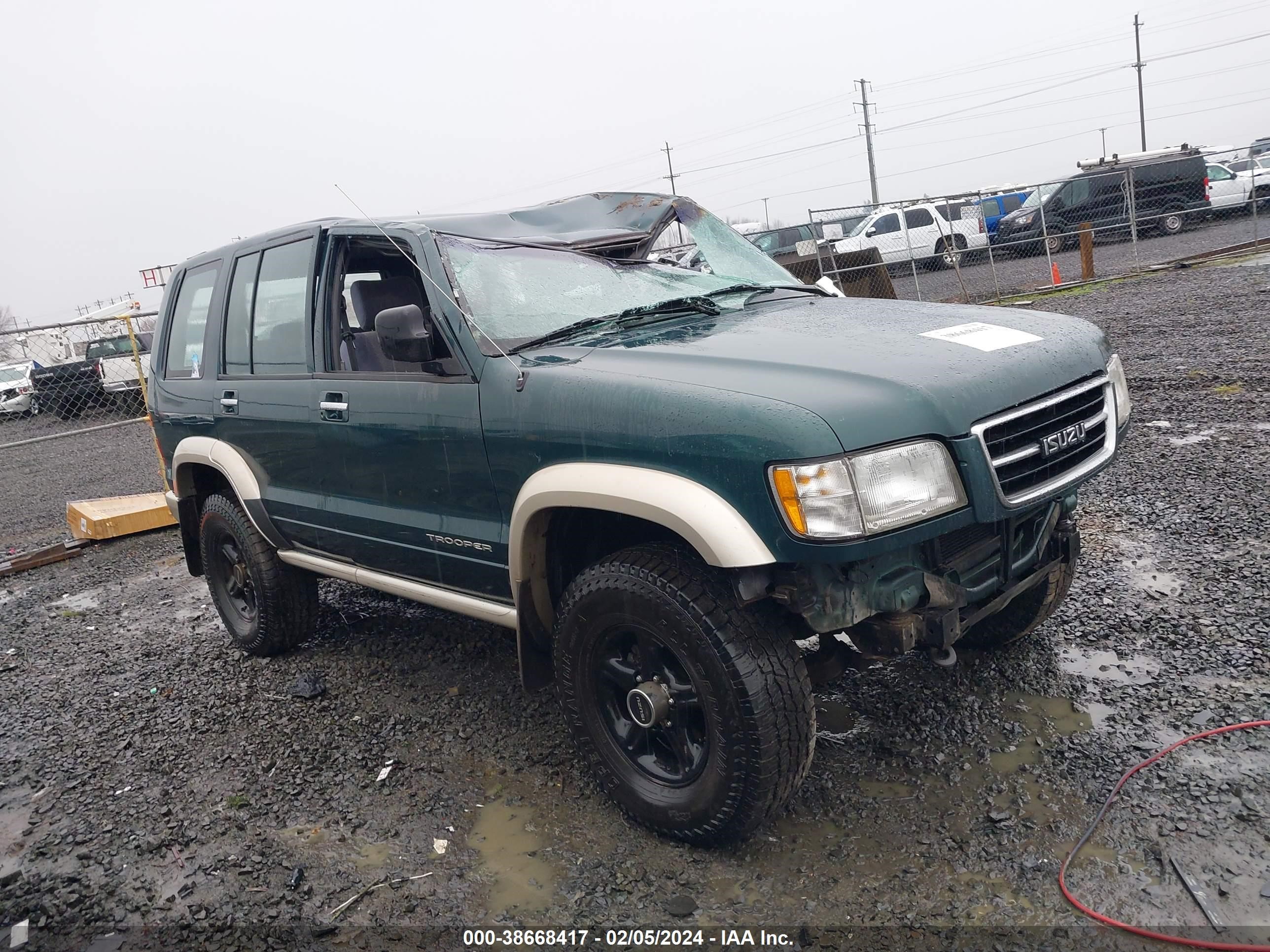 isuzu trooper 1998 jacdj58x4w7915641