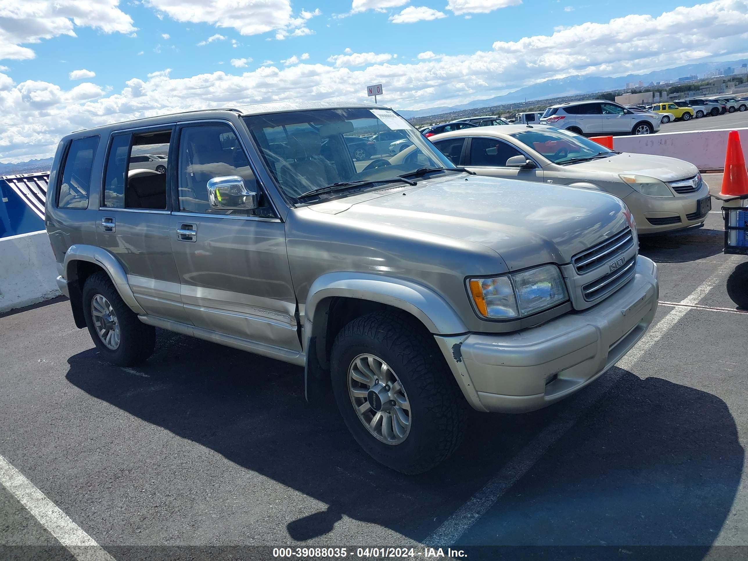 isuzu trooper 2001 jacdj58x517j09557