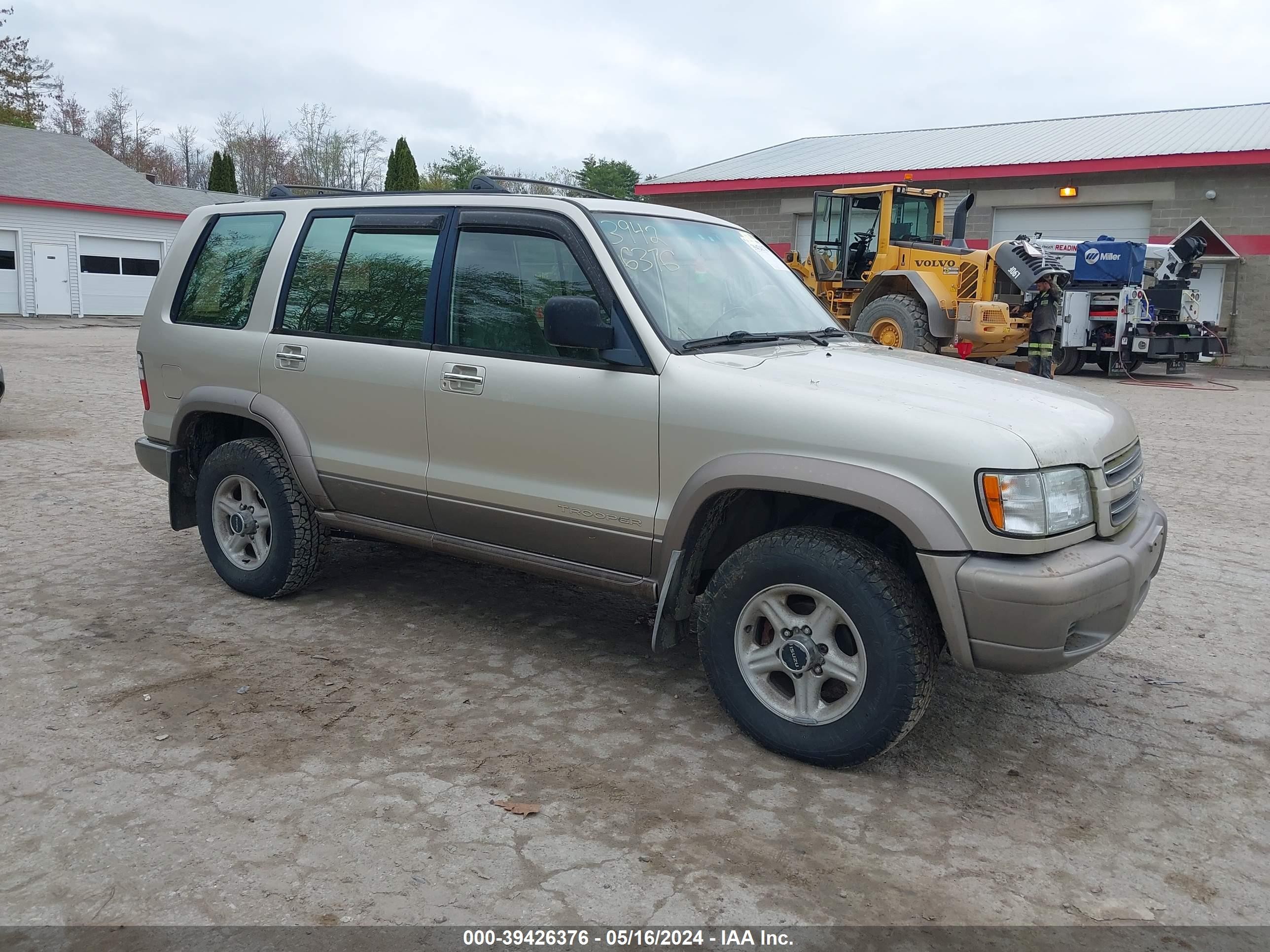 isuzu trooper 2002 jacdj58x527j07728