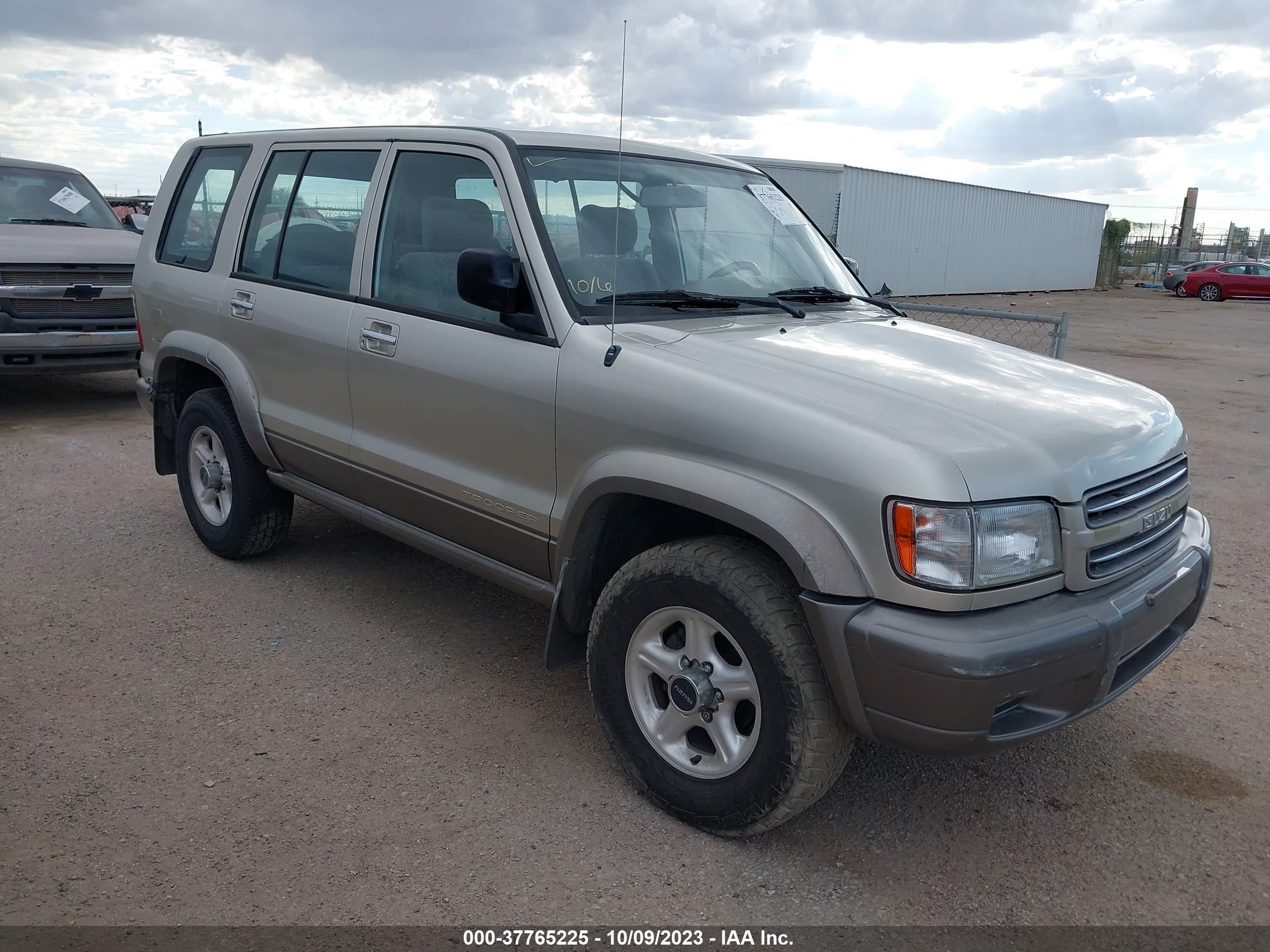 isuzu trooper 2001 jacdj58x917j14650