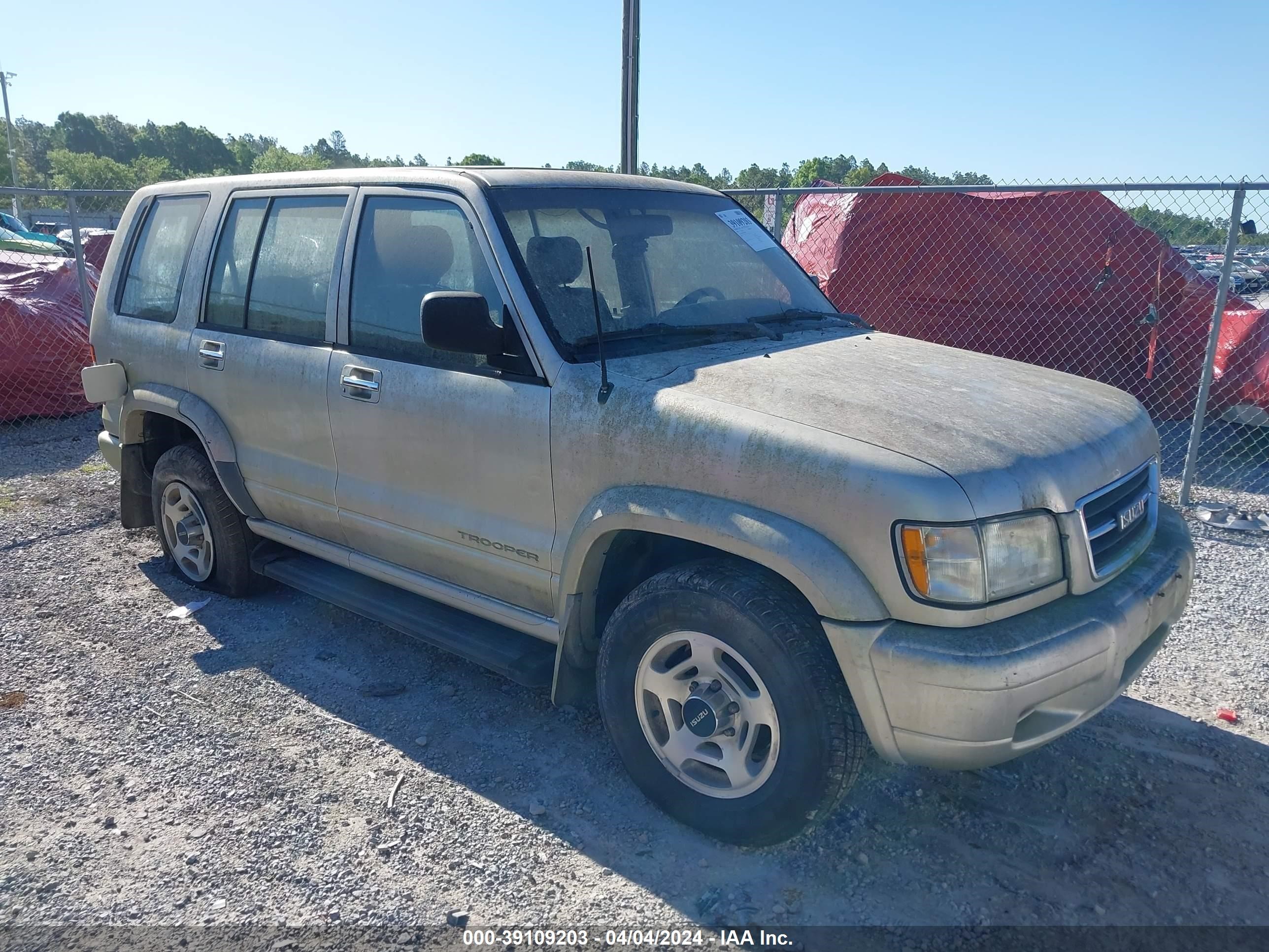 isuzu trooper 1998 jacdj58x9w7904604