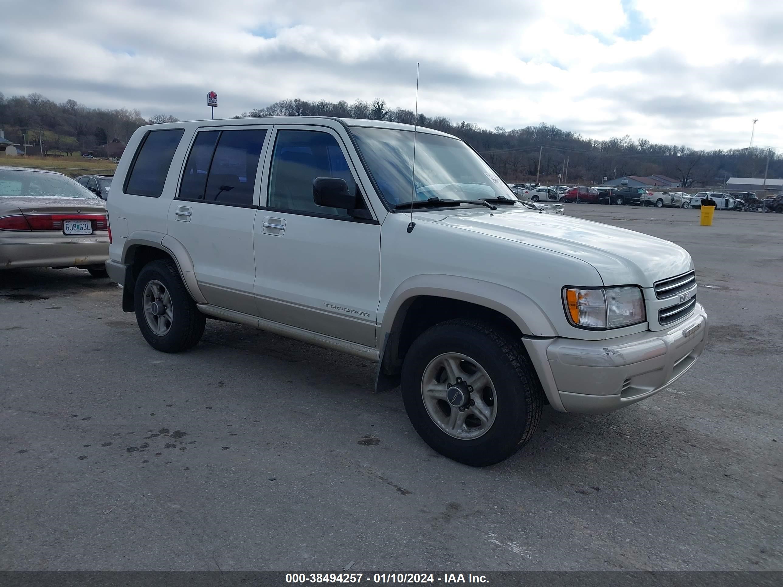 isuzu trooper 2000 jacdj58x9y7j17770