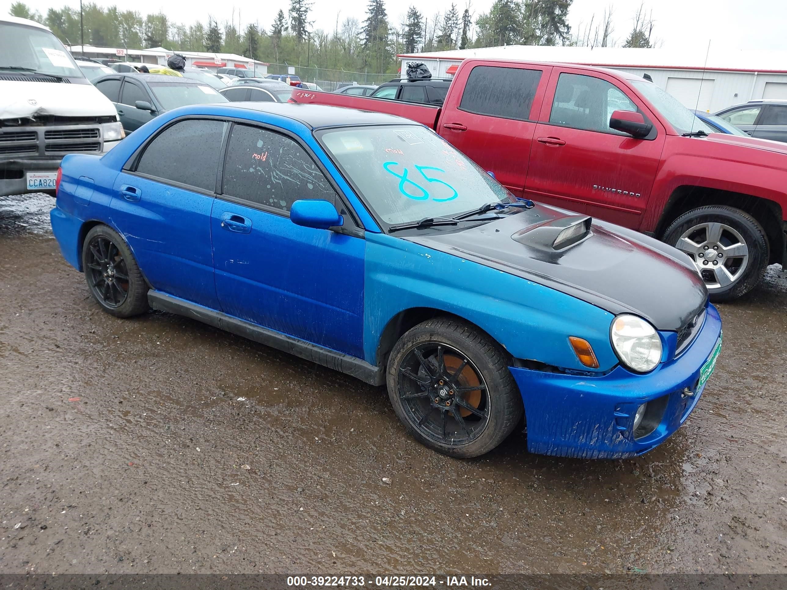 subaru impreza 2003 jf1gd29633g508762