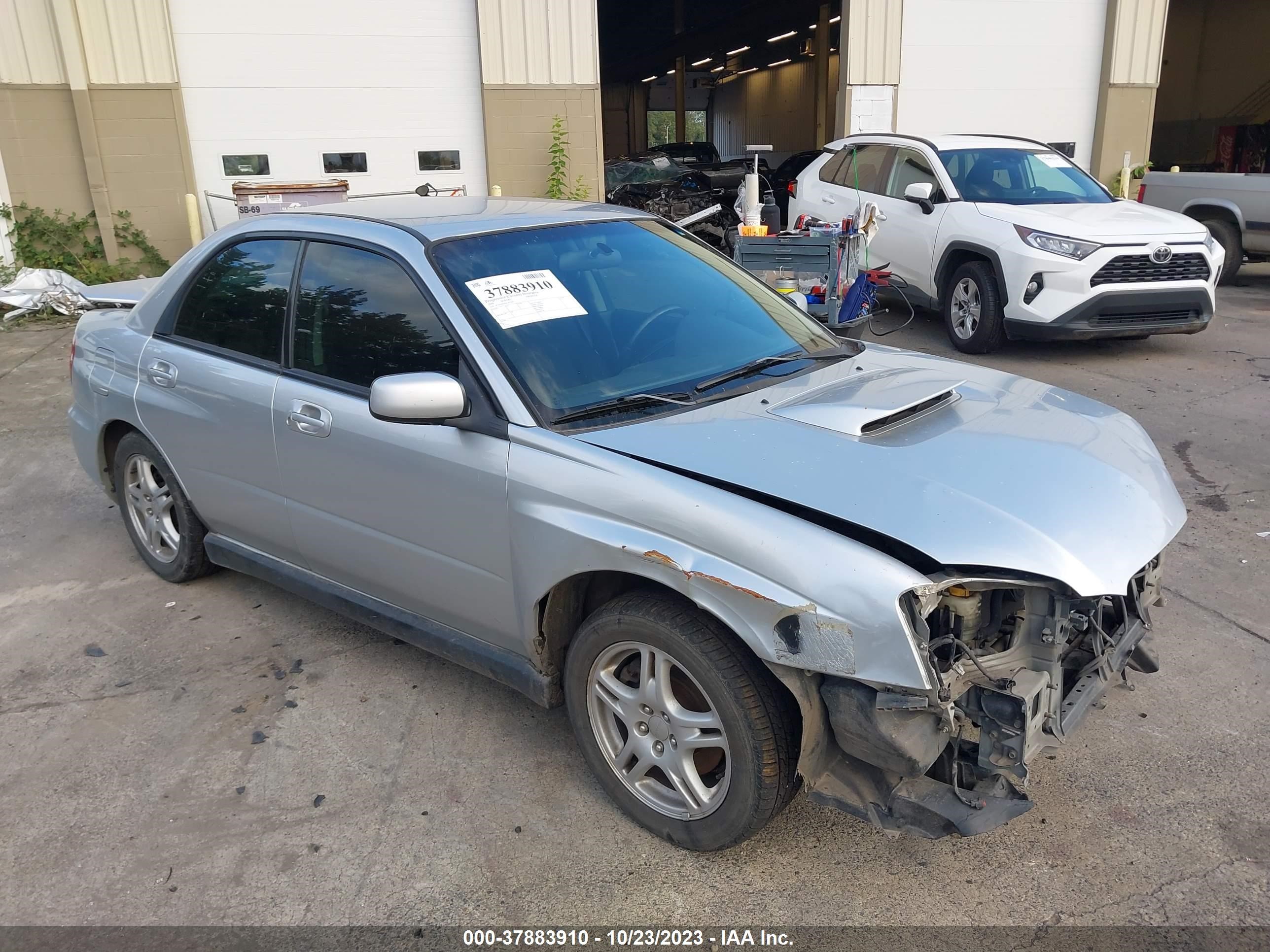 subaru impreza 2004 jf1gd296x4g507965