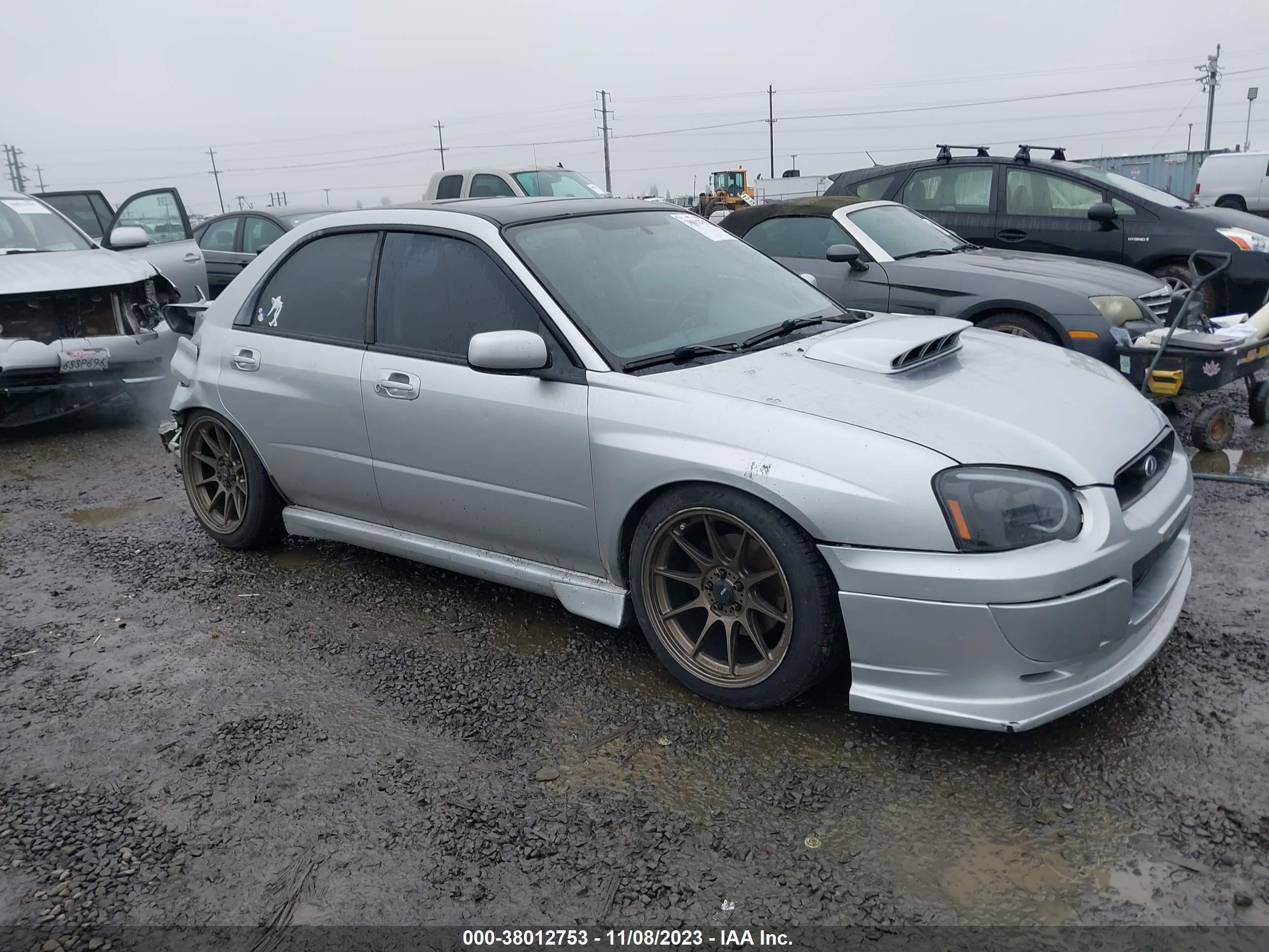 subaru impreza 2004 jf1gd296x4g512003