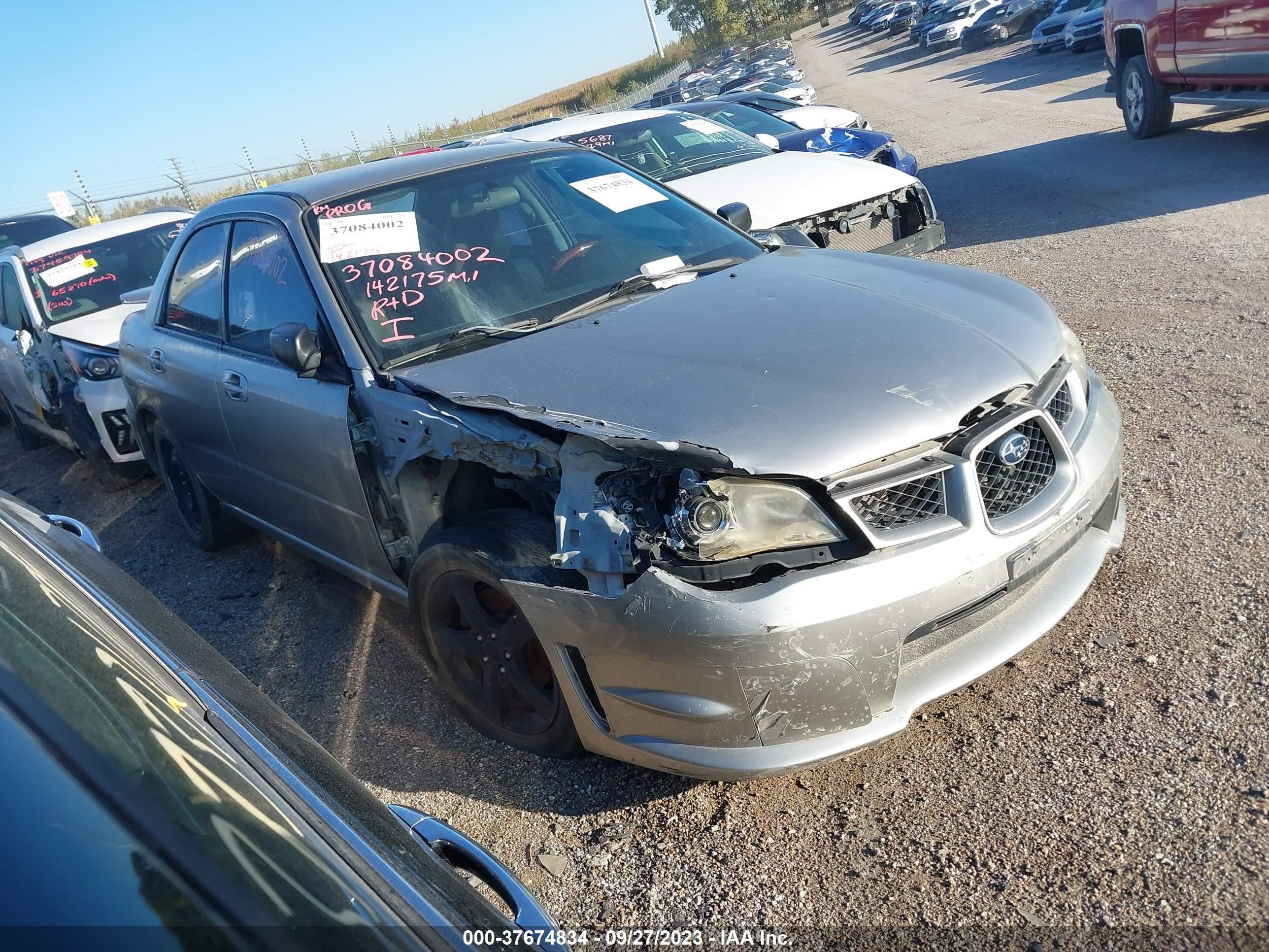 subaru impreza 2007 jf1gd61667g510661