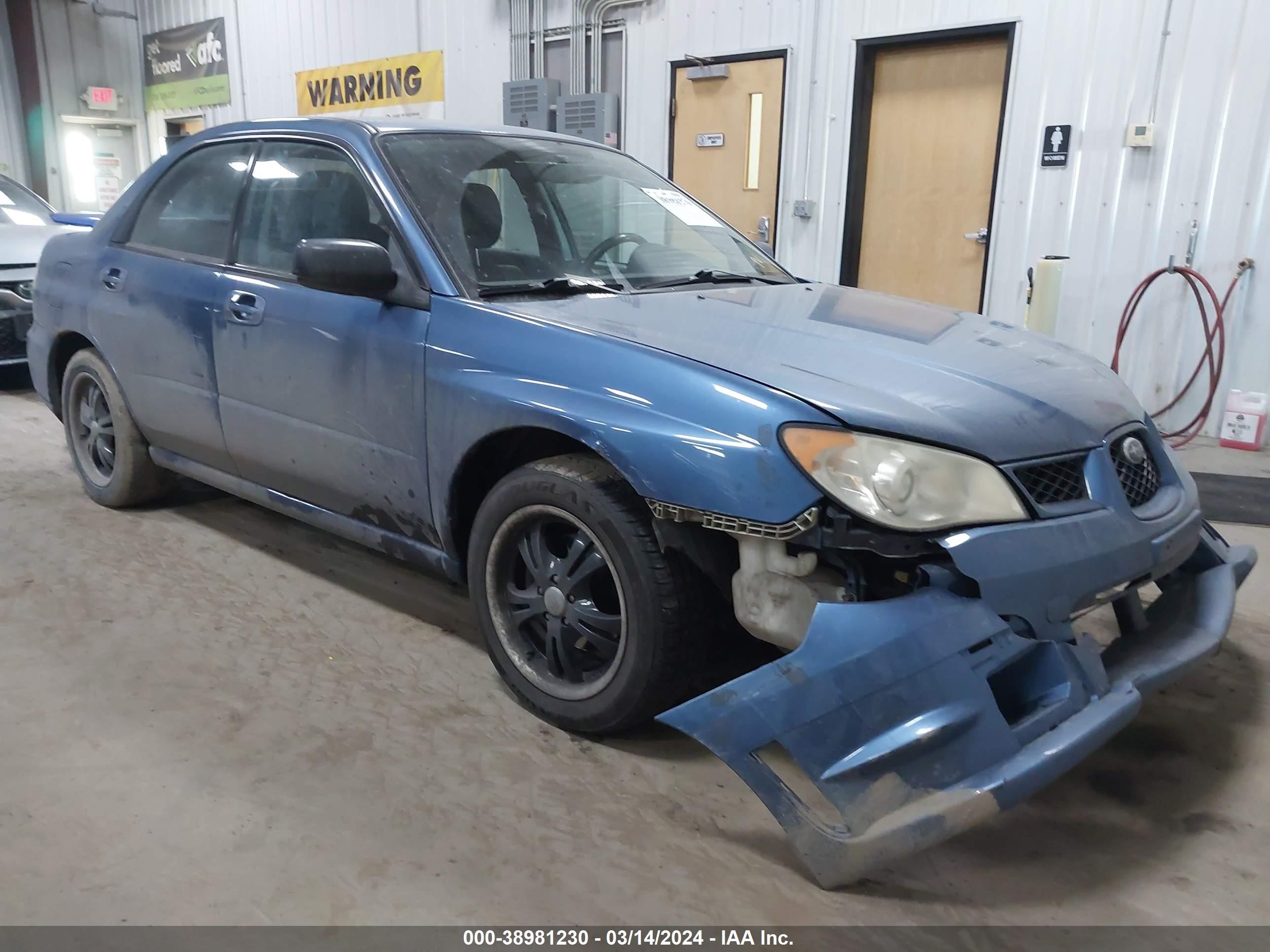 subaru impreza 2007 jf1gd61667h507737