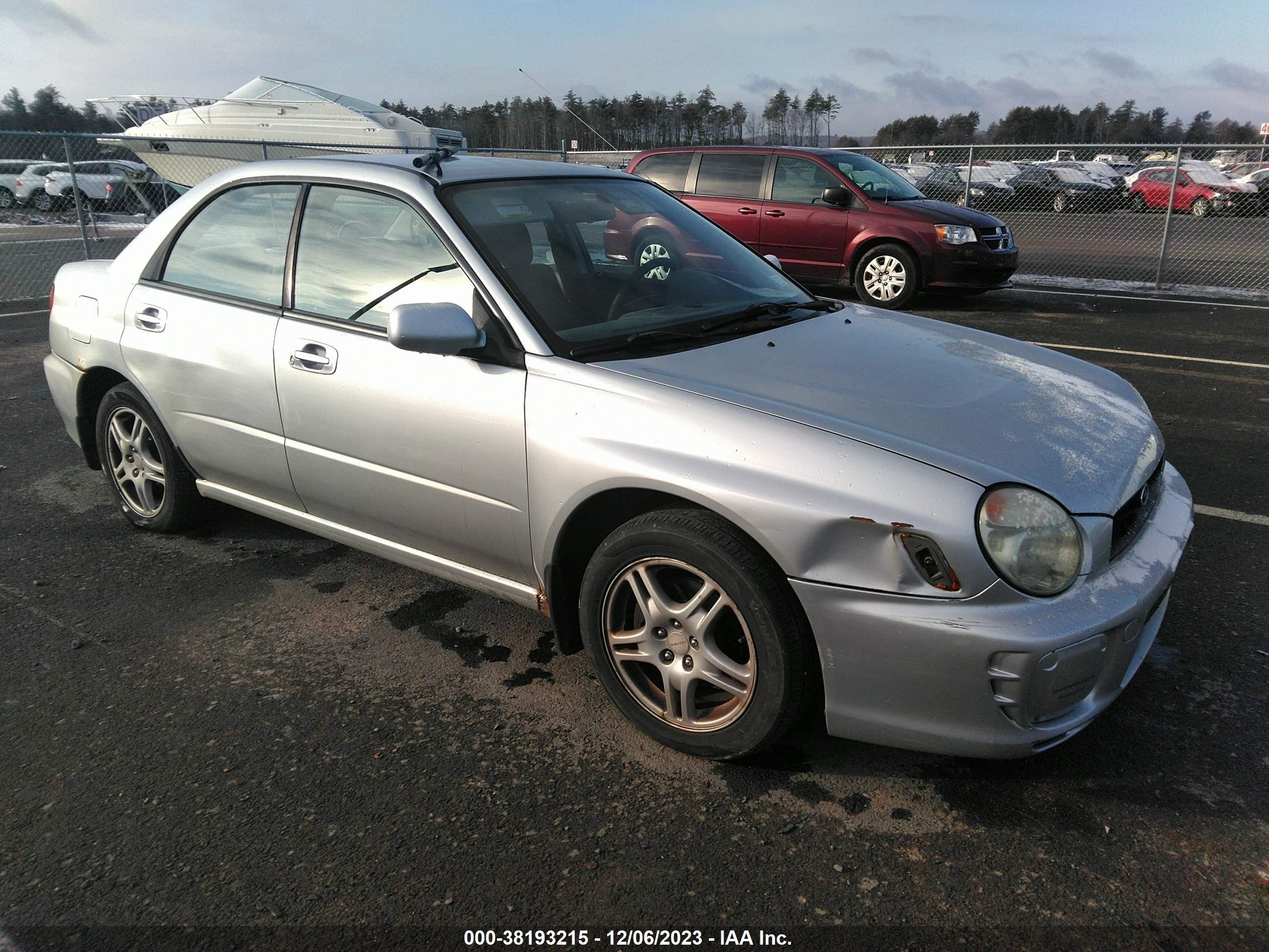 subaru impreza 2003 jf1gd67563h504572