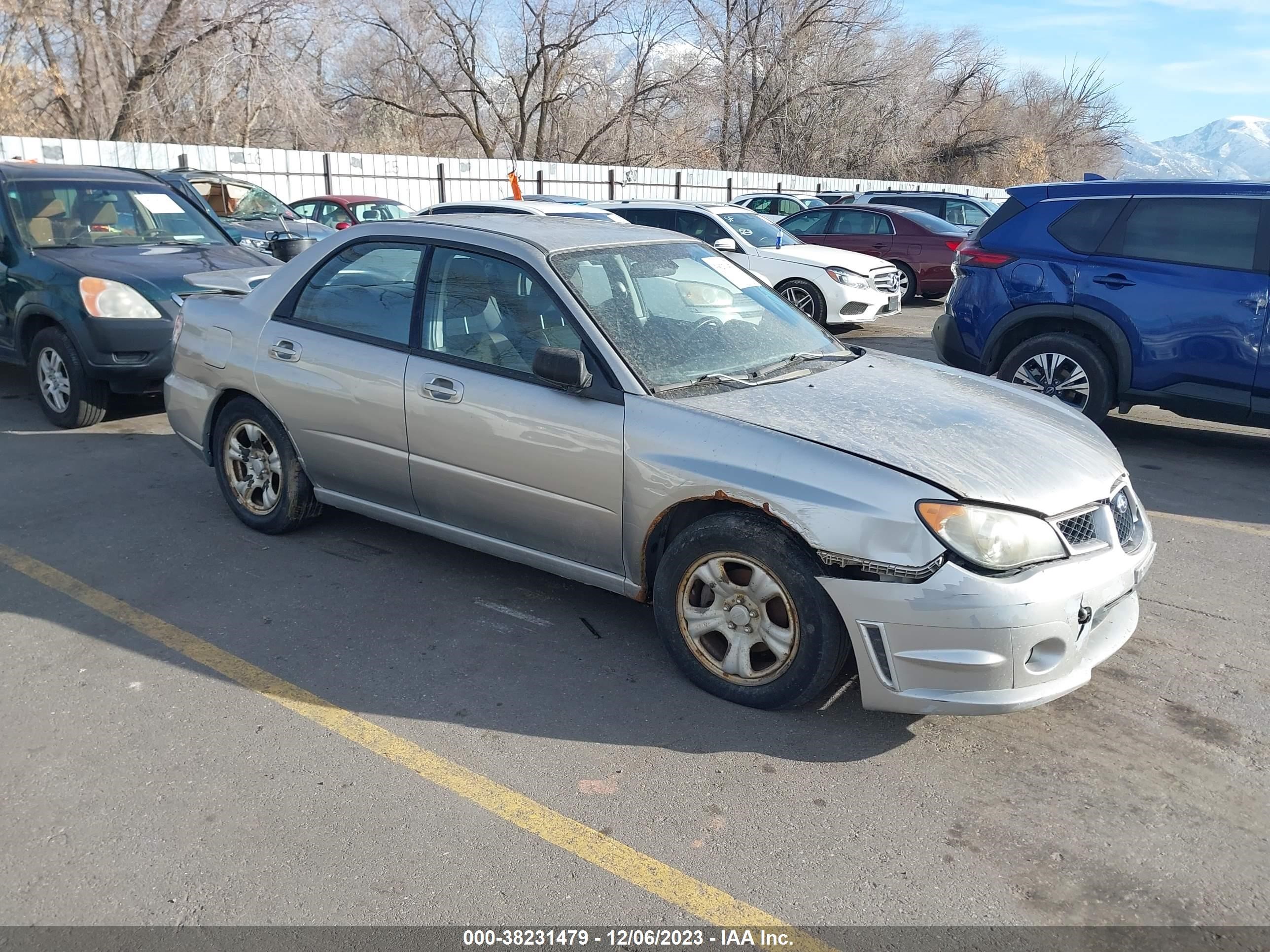 subaru impreza 2006 jf1gd67636h523027