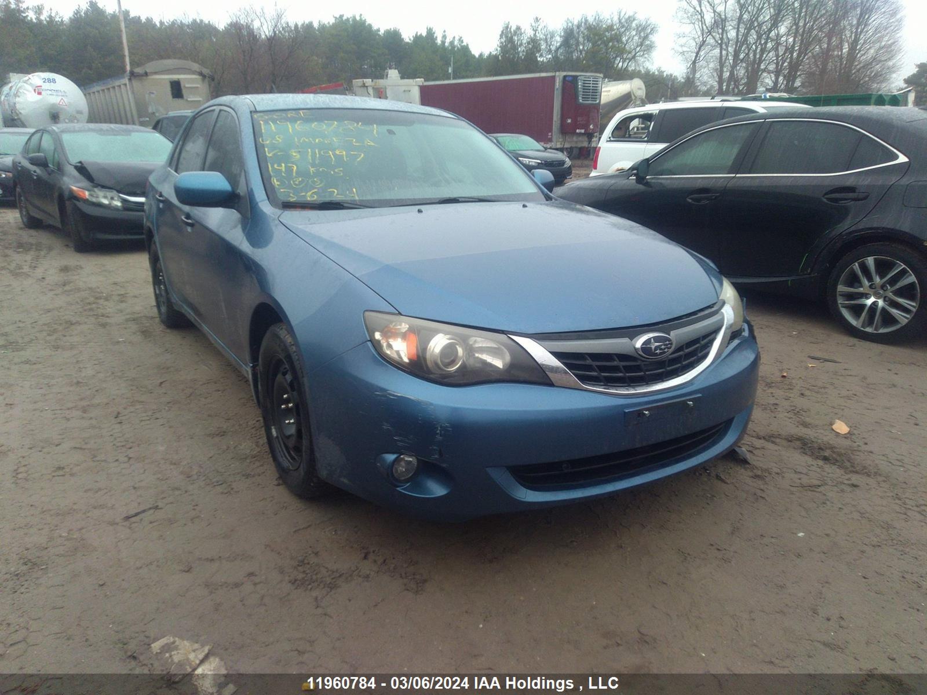 subaru impreza 2008 jf1ge61628g511997