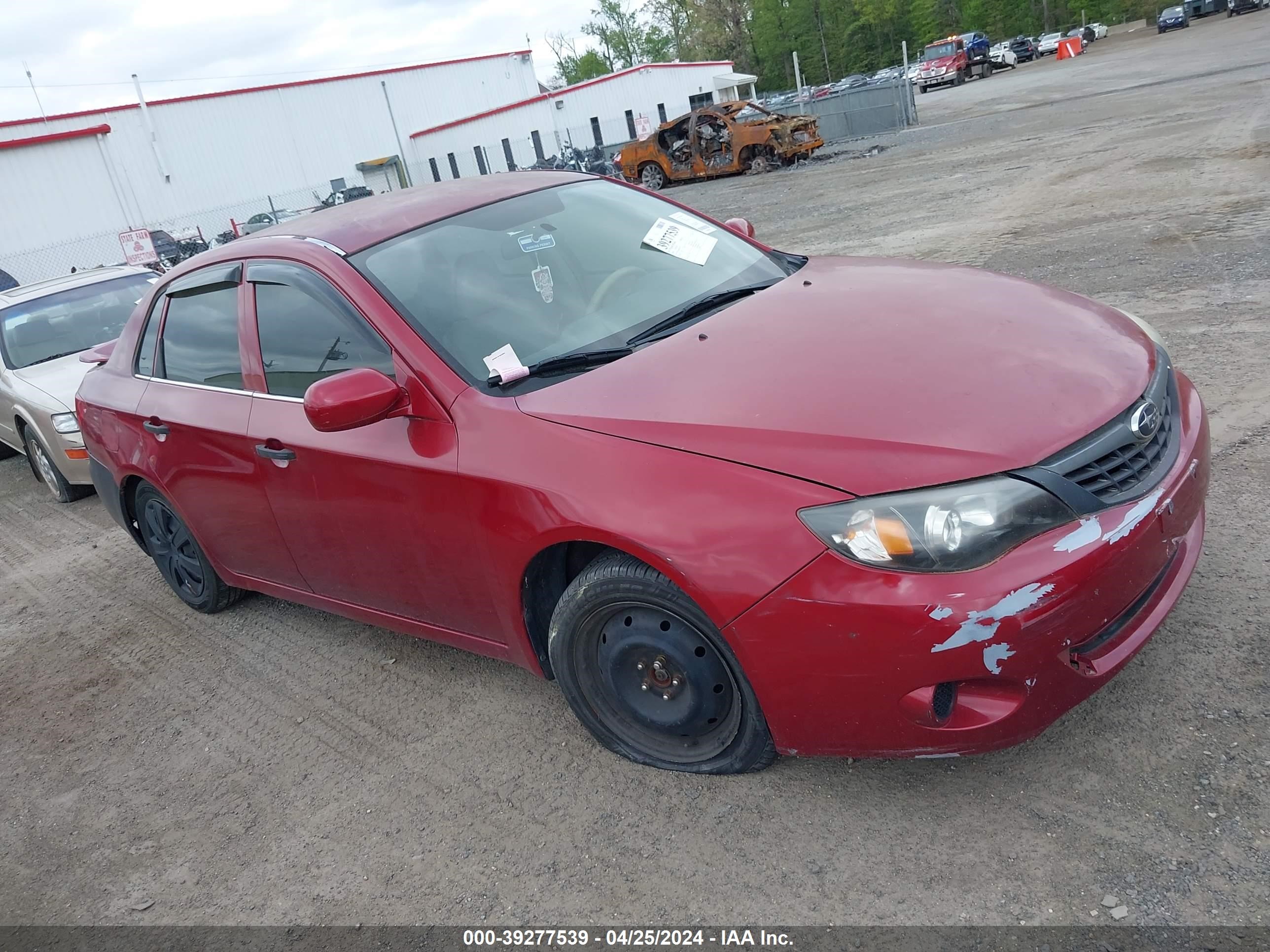 subaru impreza 2008 jf1ge61668h502259