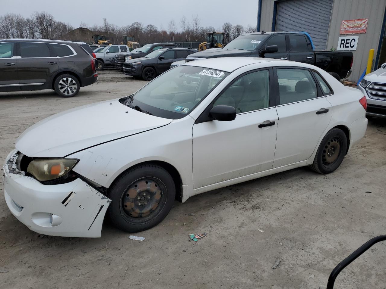 subaru impreza 2008 jf1ge616x8h529819