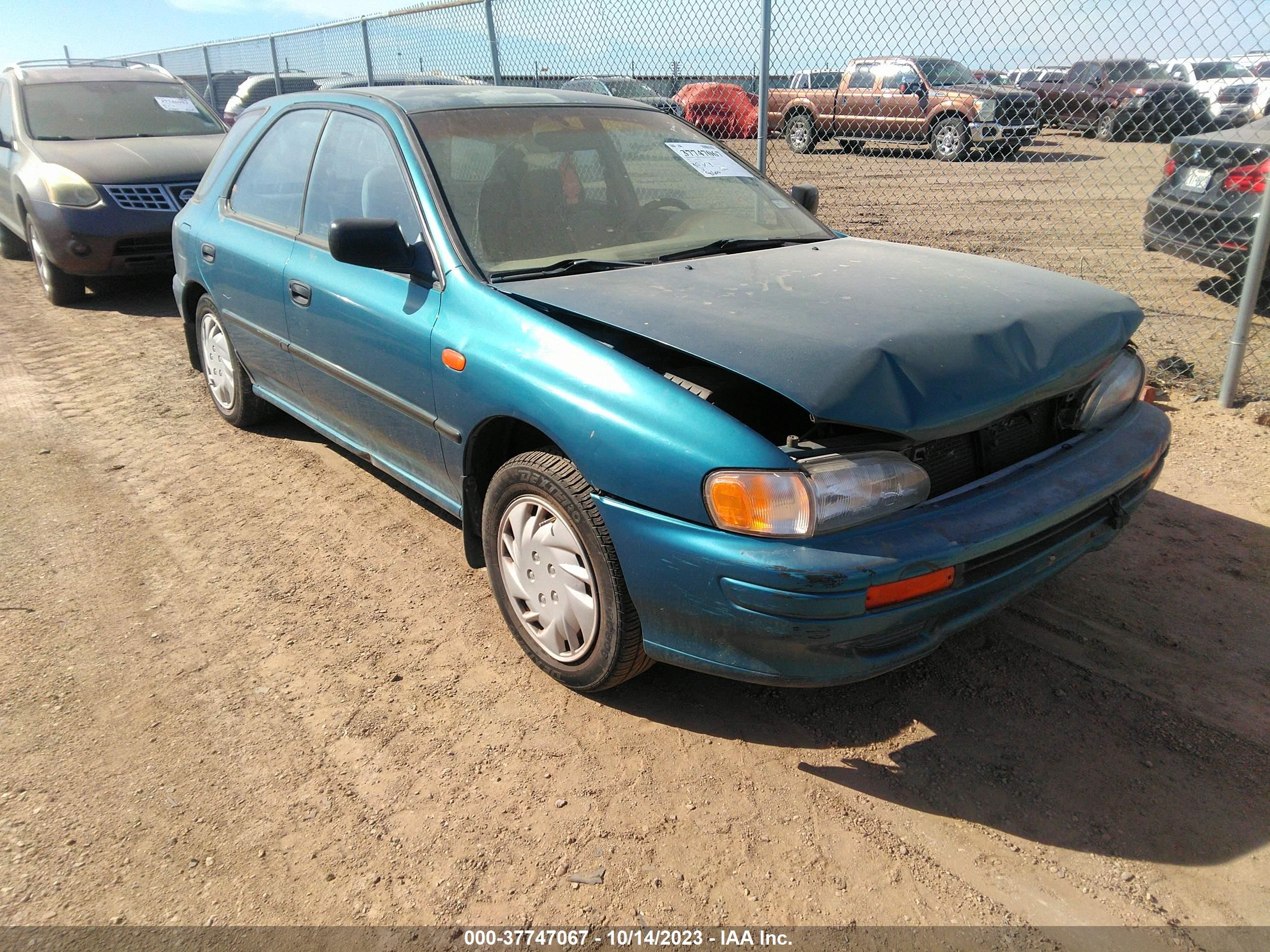 subaru impreza 1995 jf1gf6353sh813964