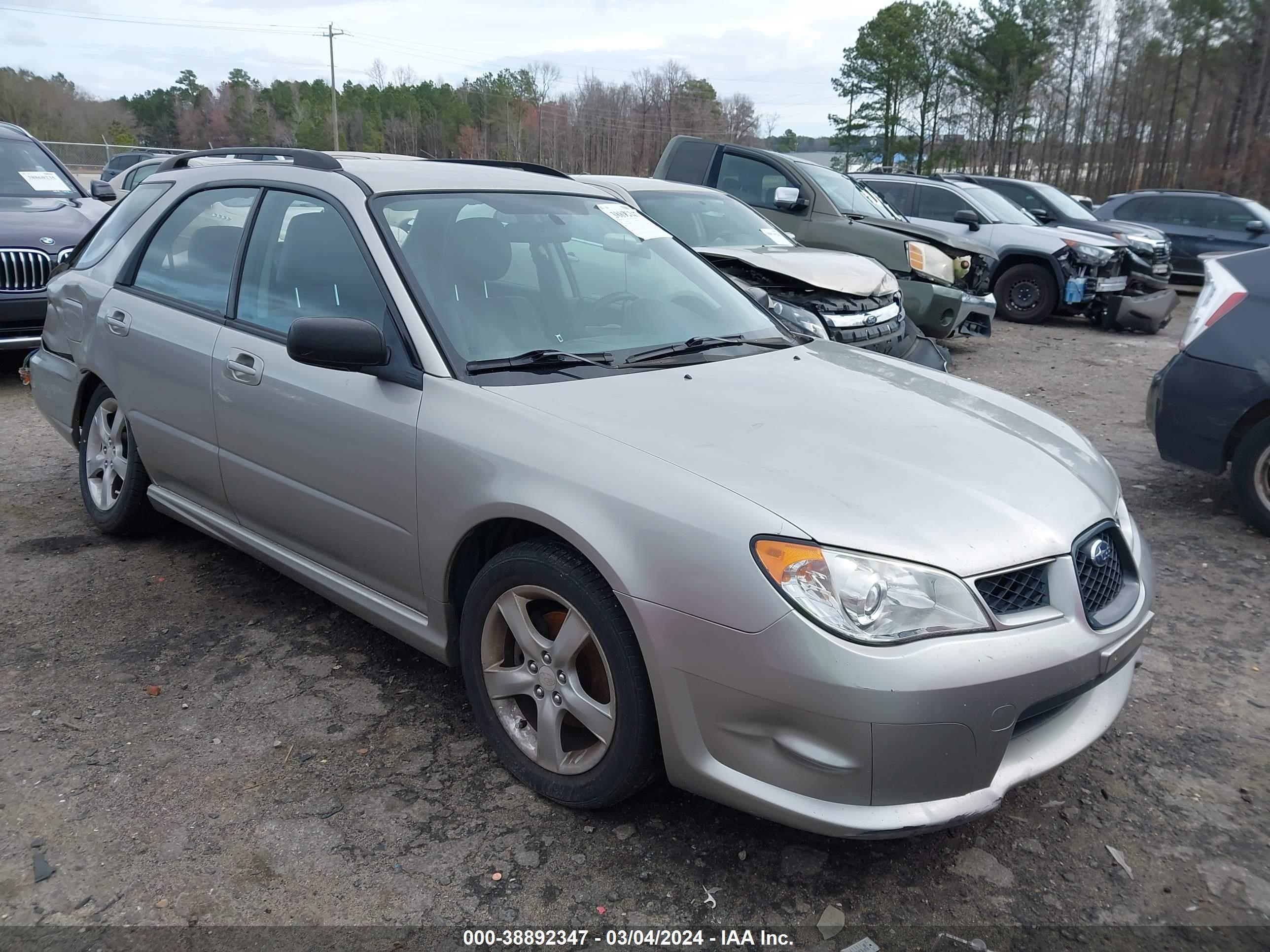 subaru impreza 2007 jf1gg61647h802682