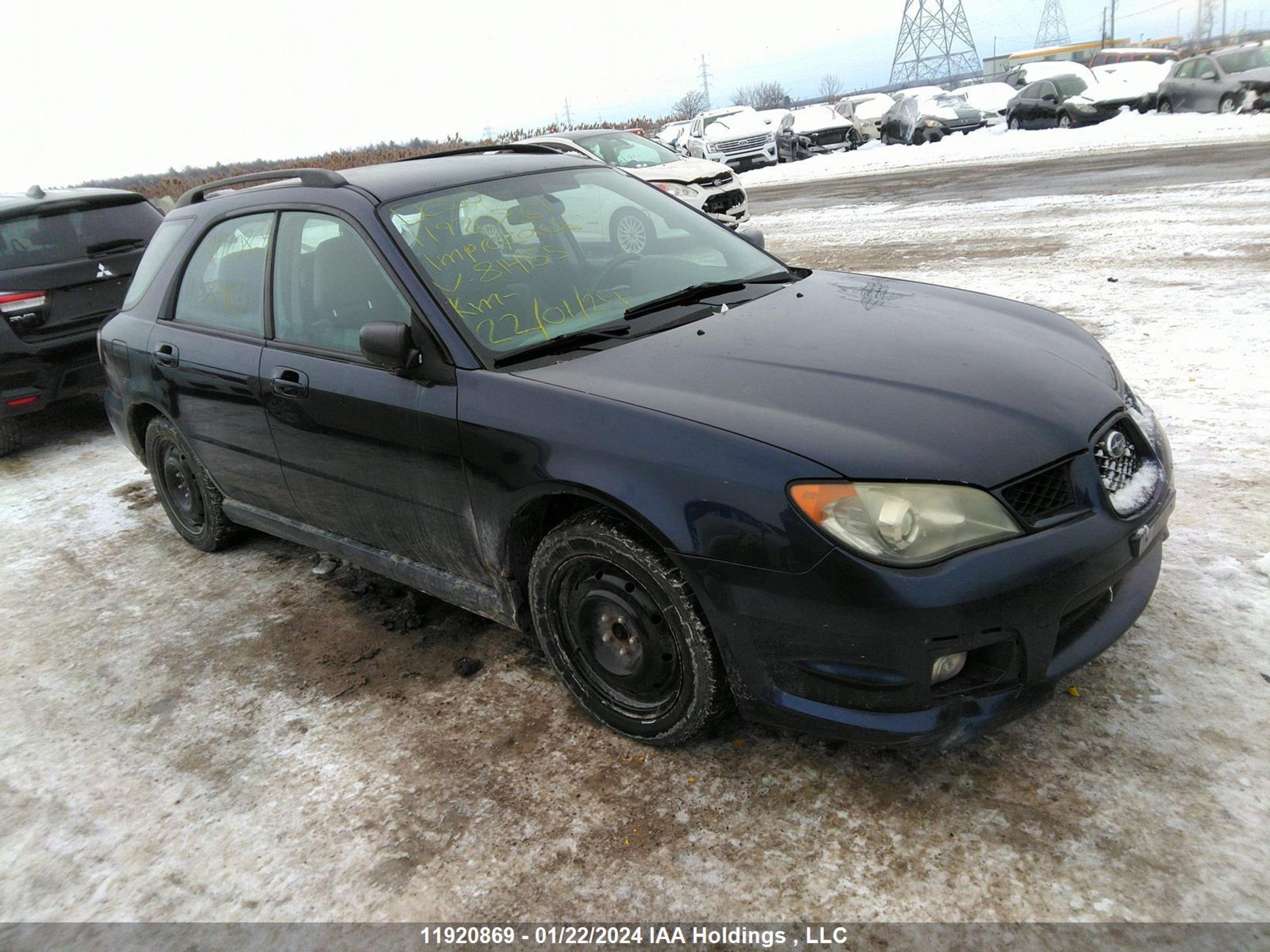 subaru impreza 2006 jf1gg67636g814155