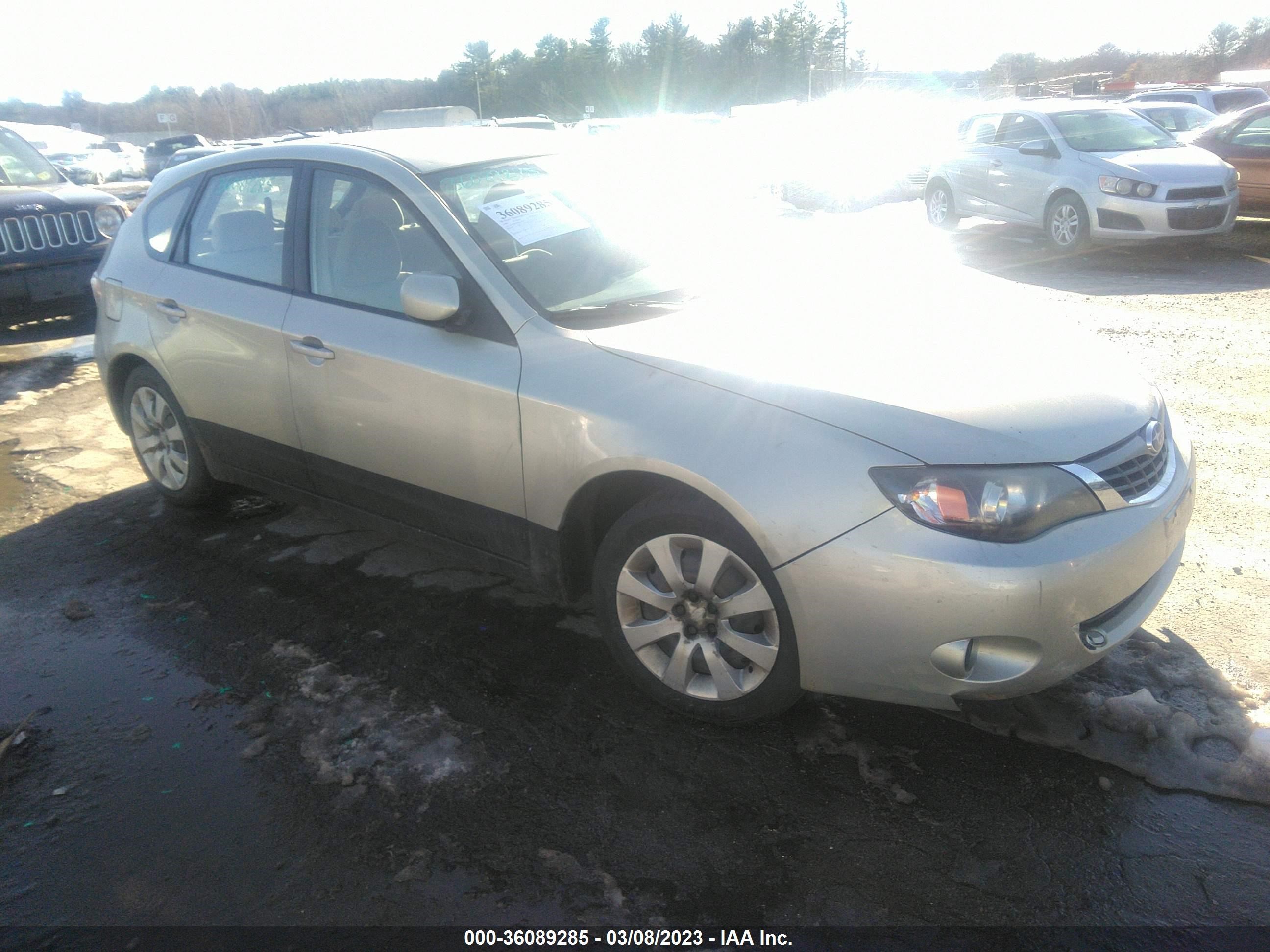 subaru impreza 2009 jf1gh616x9g811411