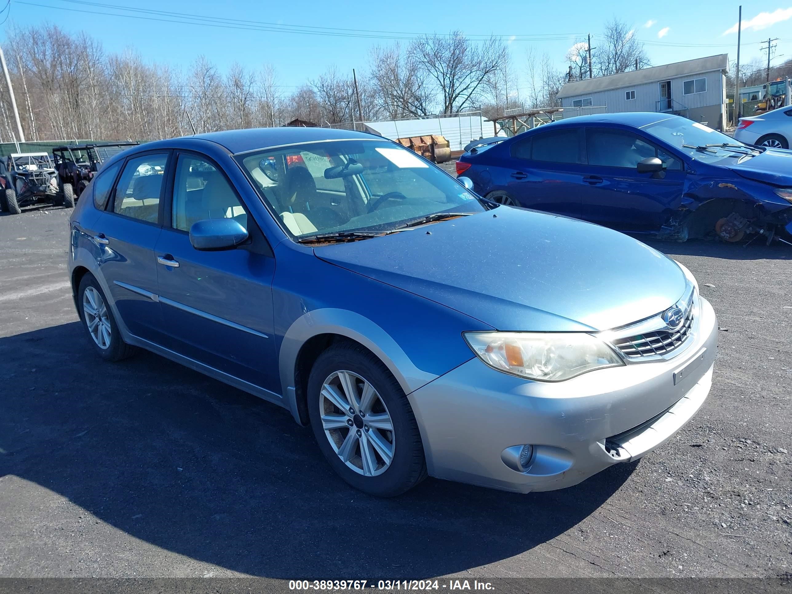 subaru  2009 jf1gh63699h821824